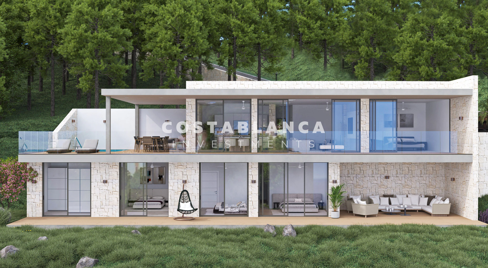 Moderne Design Villa met Panoramisch Uitzicht Te Koop in Altea Hills