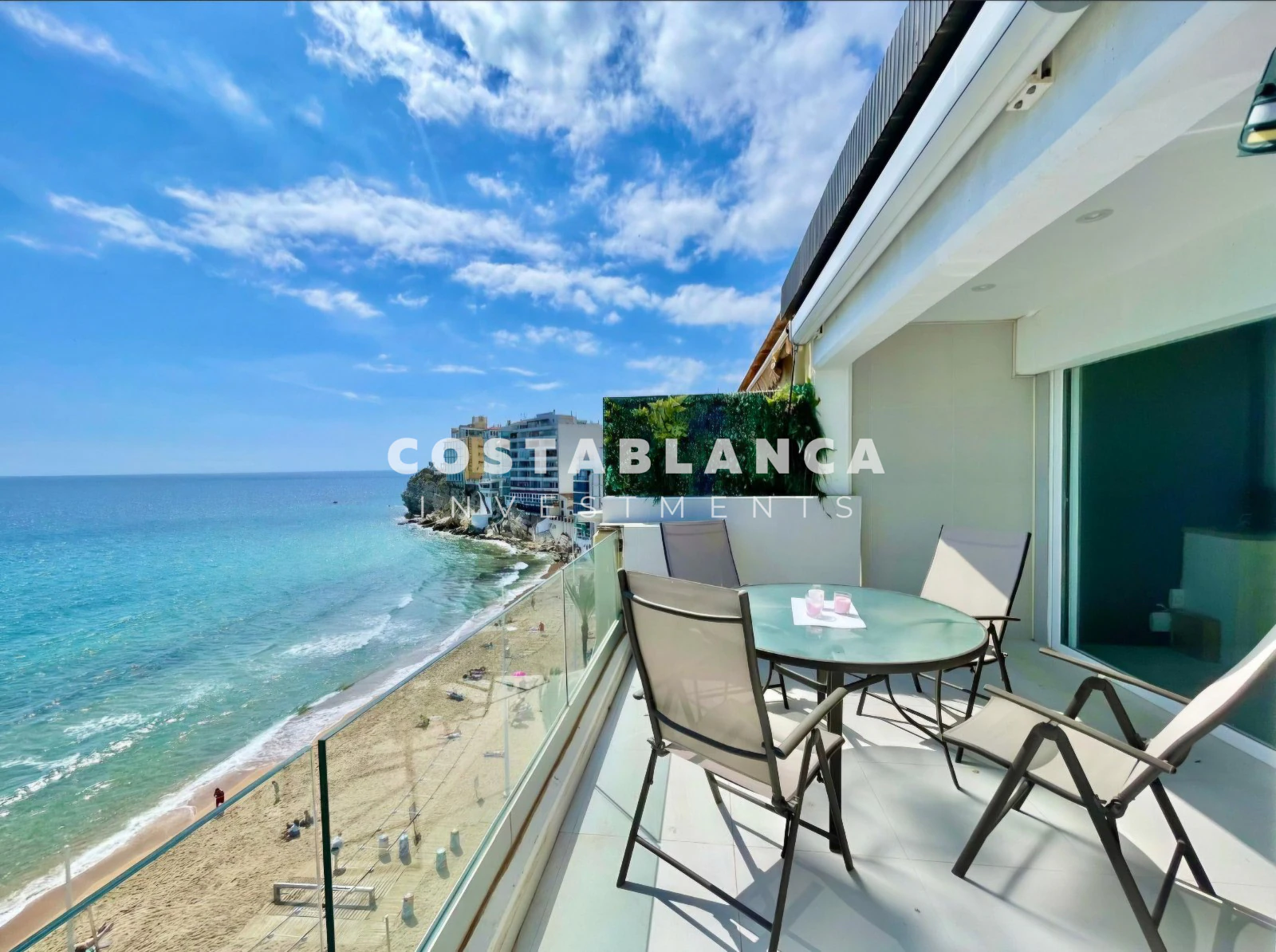 Penthouse in erster Linie mit Panoramablick auf das Meer zu verkaufen in Benidorm