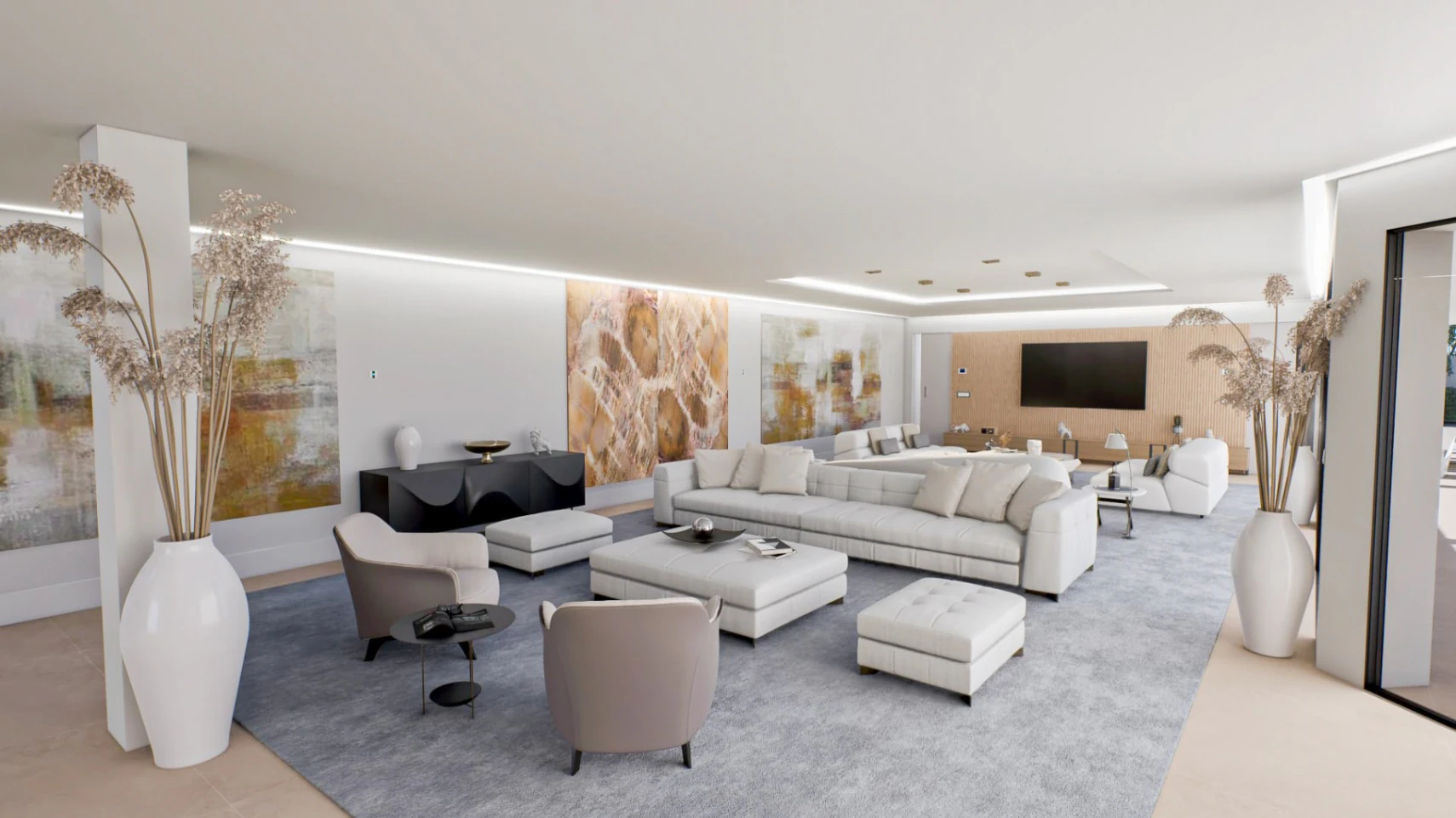 Villa Moderna en Construcción con Vistas al Mar en Venta en Alfaz del Pi