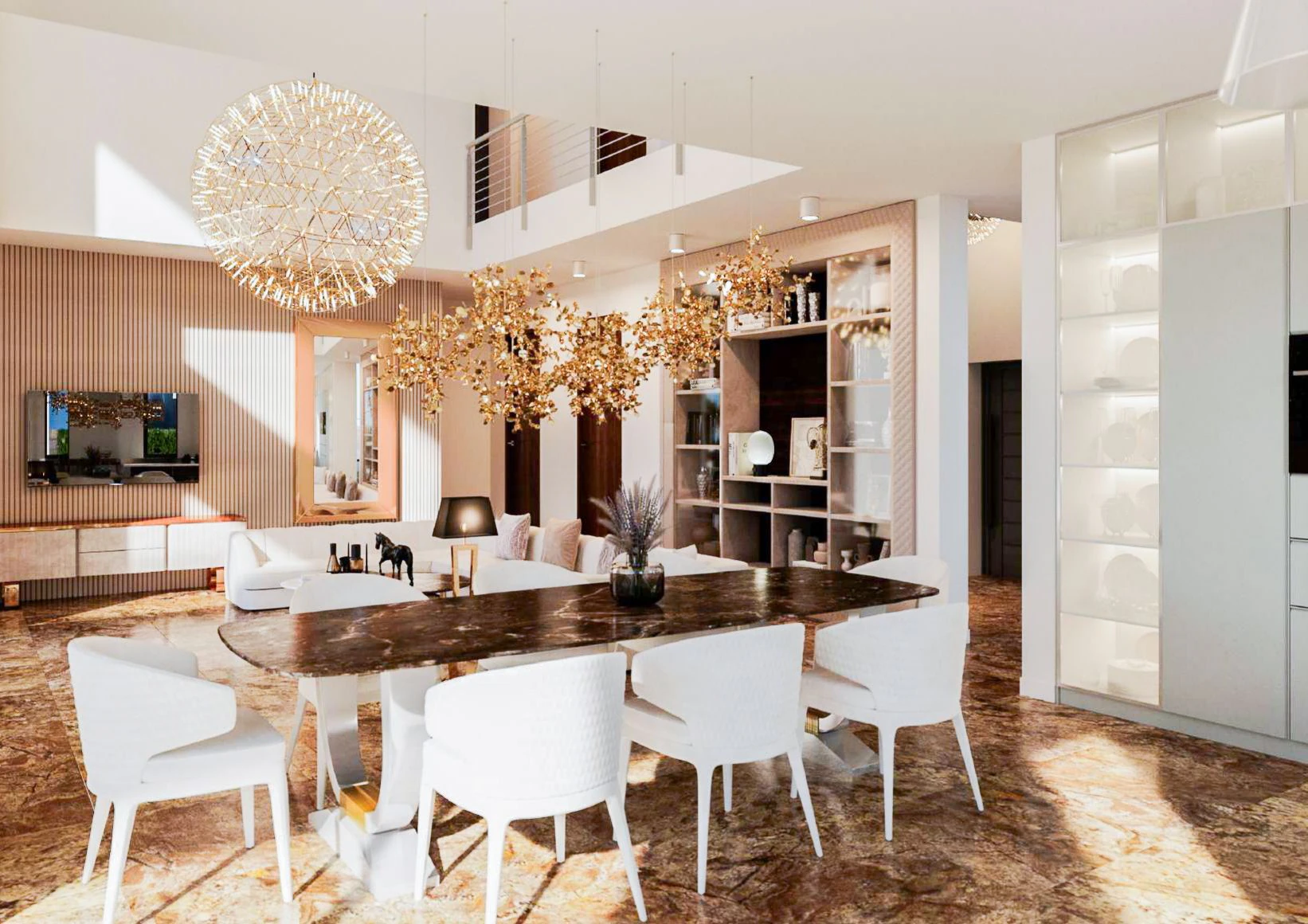 In aanbouw Luxe villa's met zeezicht te koop in Finestrat