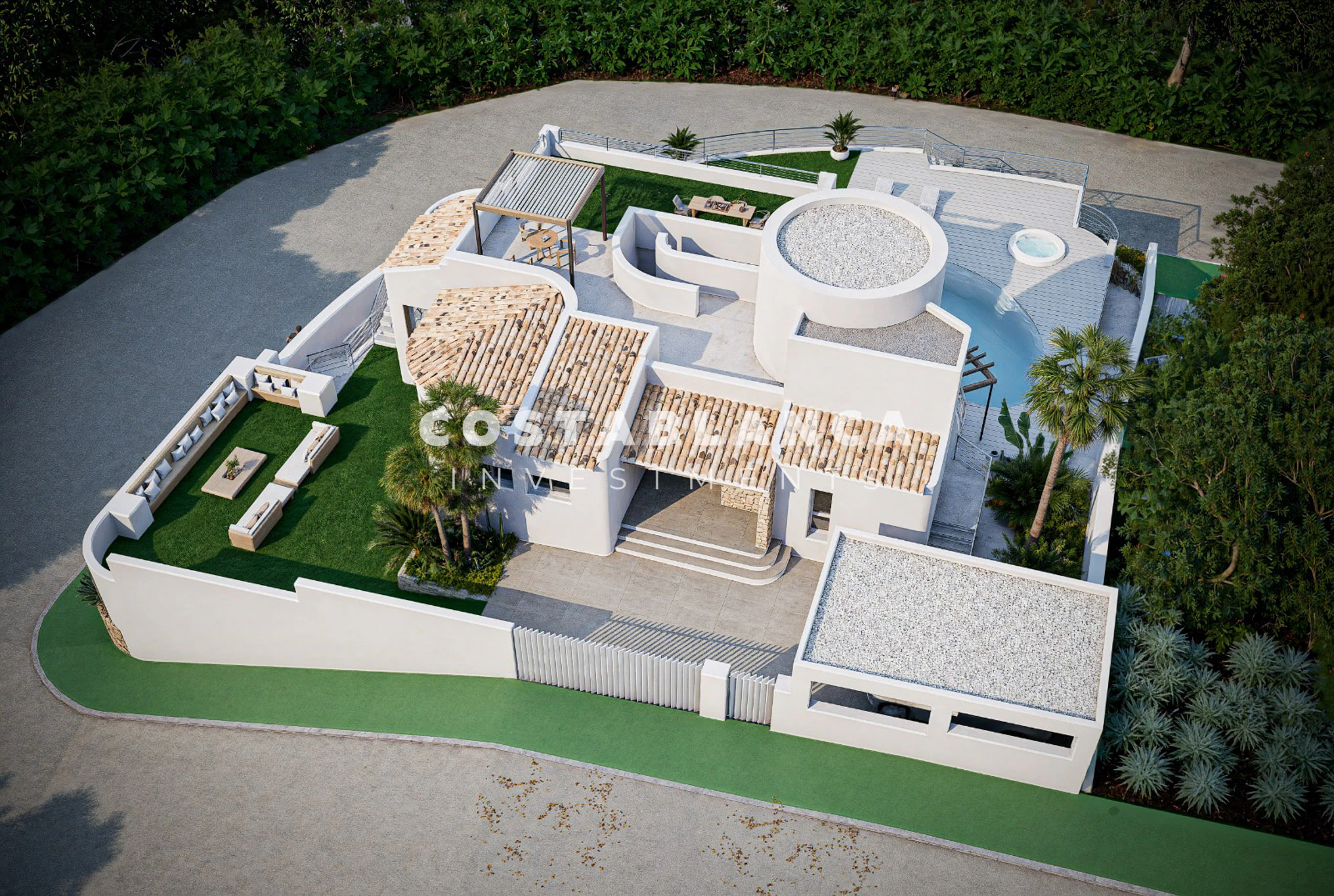 Une villa au style de vie unique avec vue sur la mer et les montagnes à Altea Hills