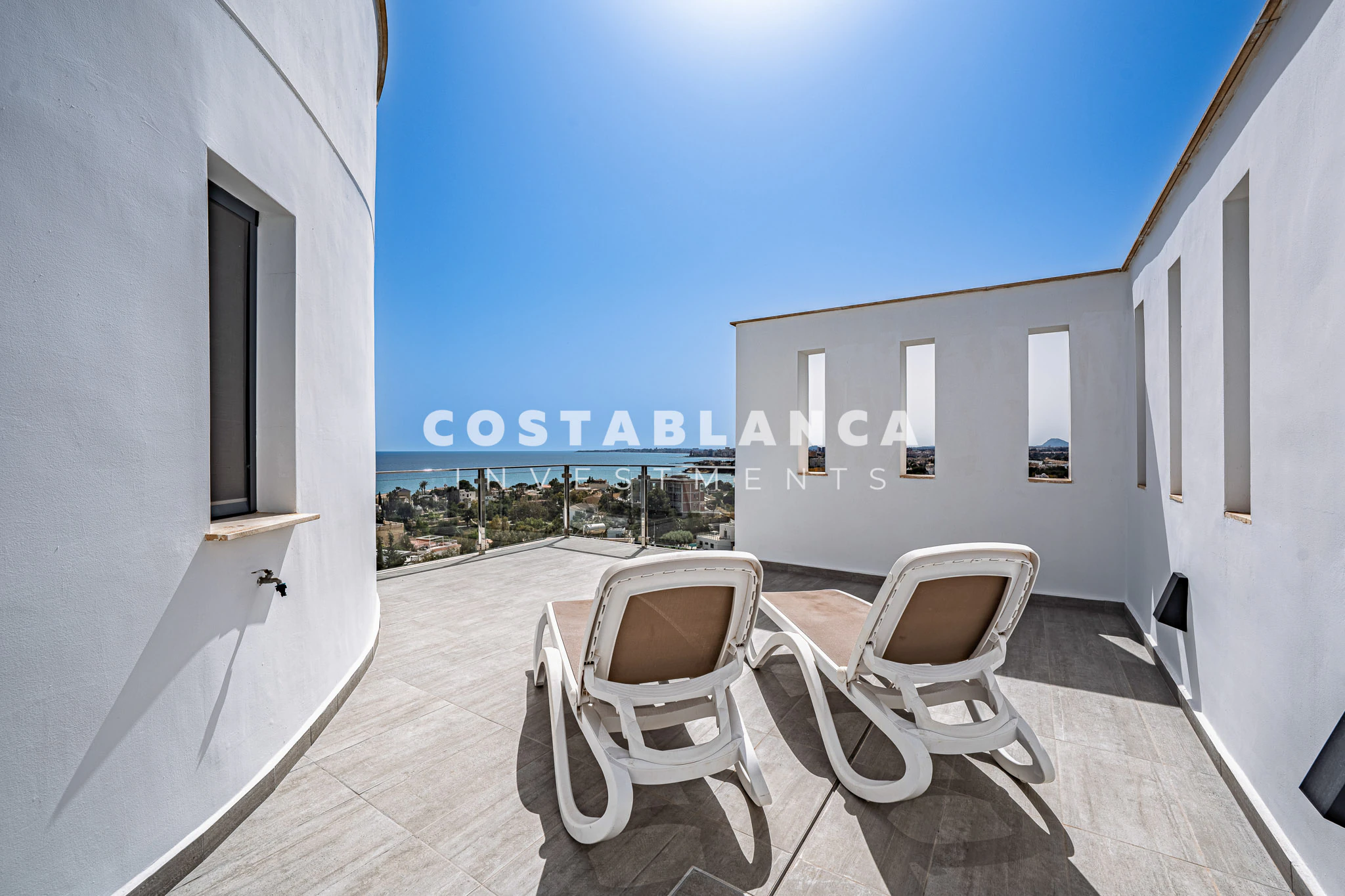 Modern Sea View Villa with Heated Pool and Panoramic Views for sale in Campello