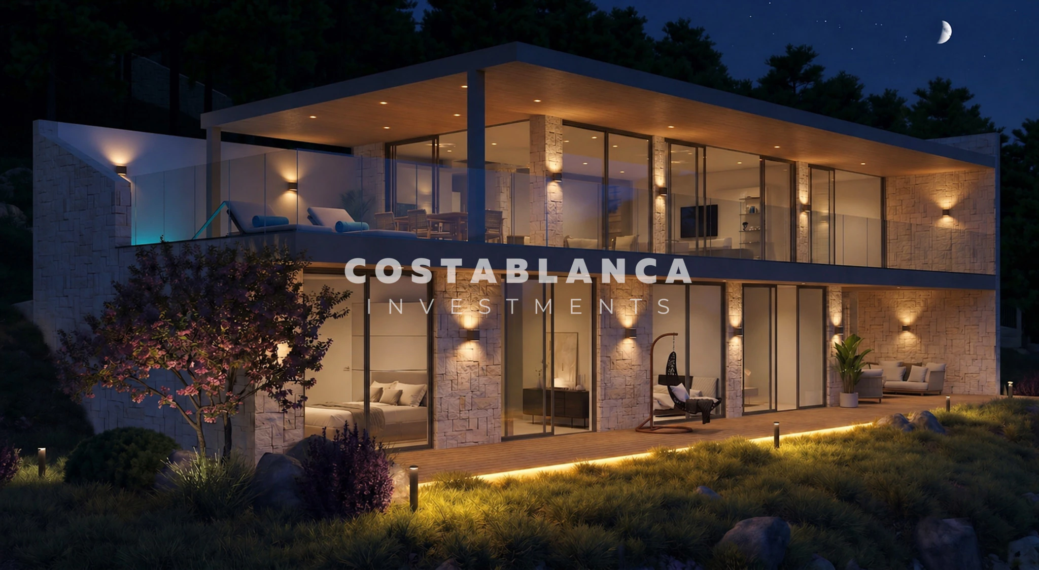 Modern Designer Villa with Panoramic Views for Sale in Altea Hills