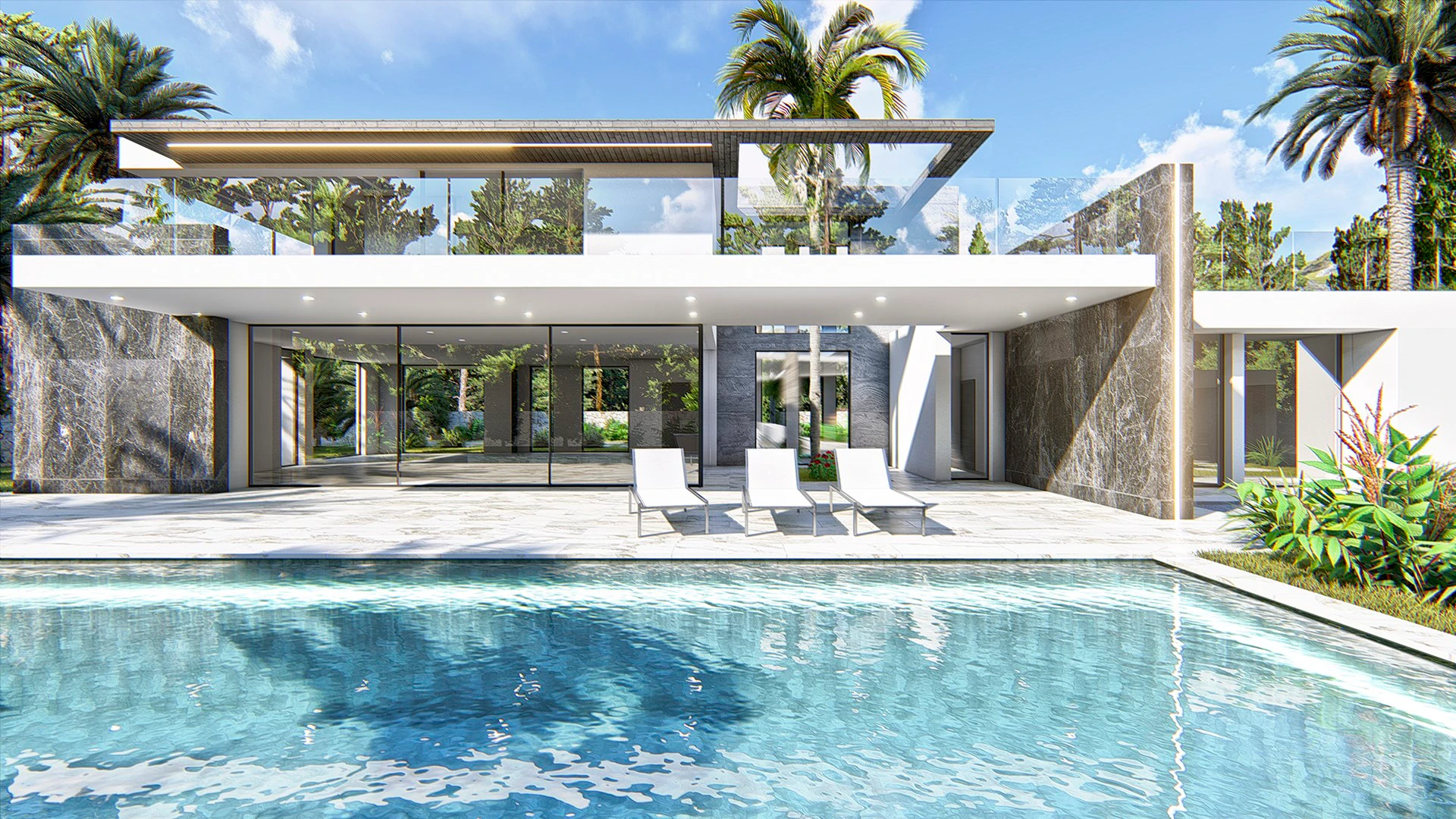 J48 - Villa de luxe contemporaine avec vue sur la mer et les montagnes à vendre à Jávea