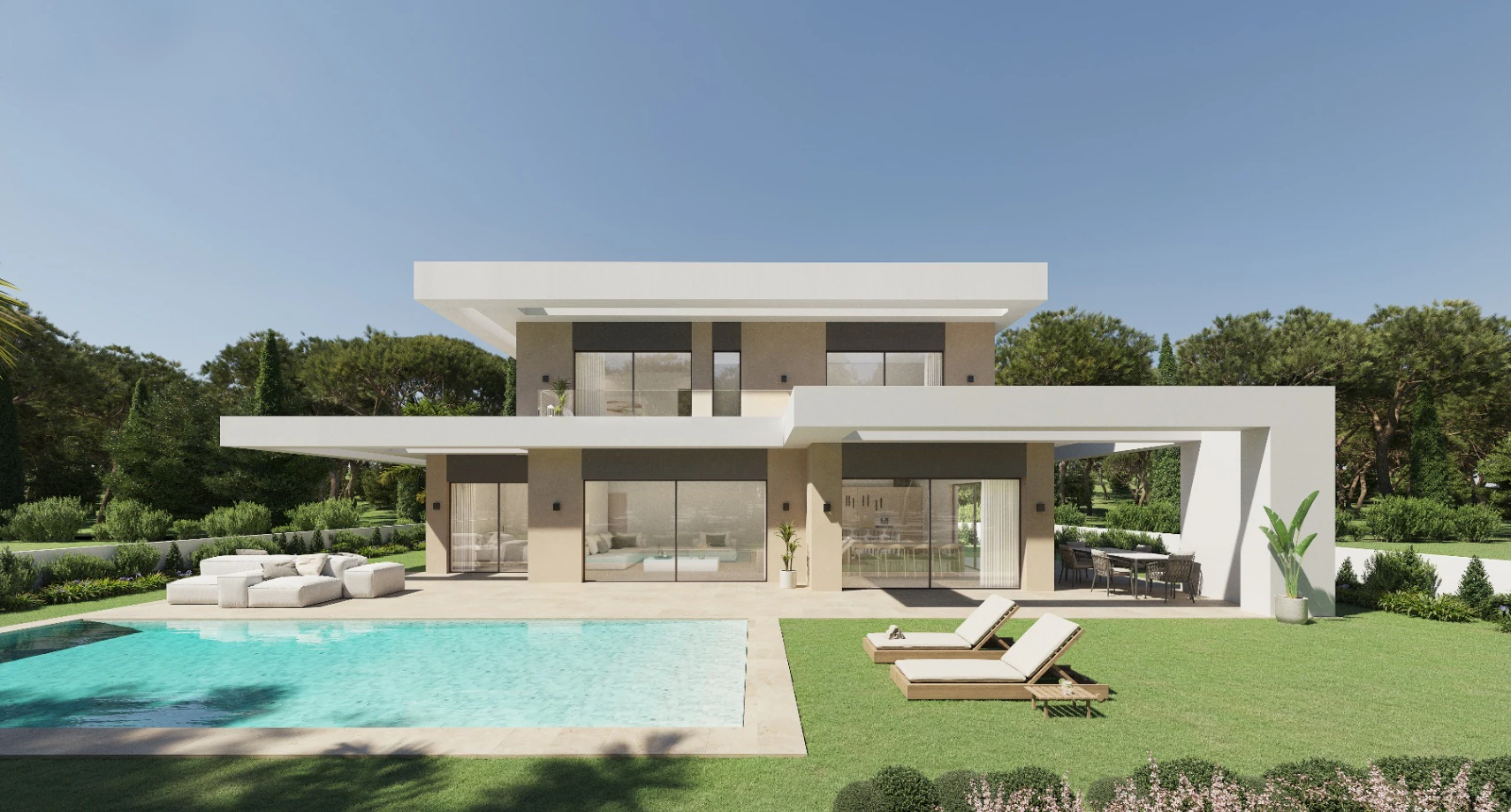 J36 - Construction neuve élégante à vendre dans l'un des quartiers les plus prestigieux de Jávea