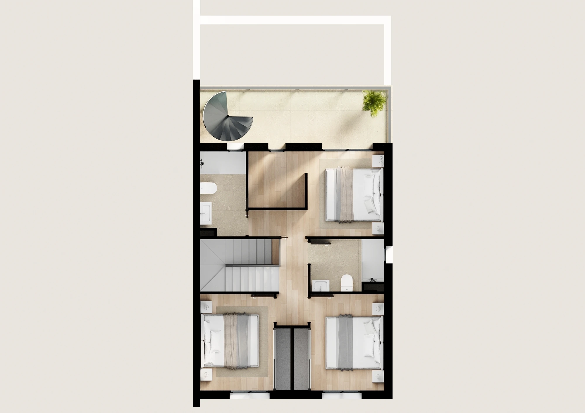 New Build Modern Townhouse for Sale in Finestrat