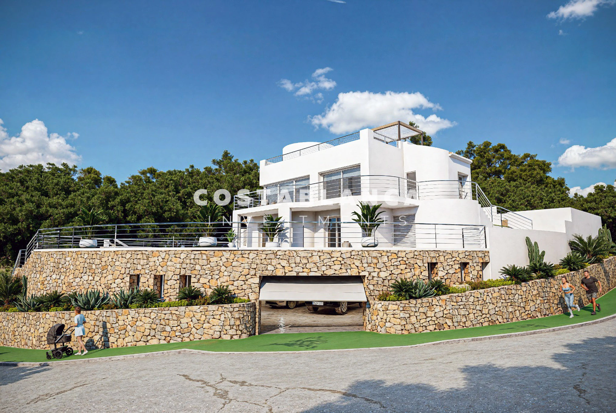 Une villa au style de vie unique avec vue sur la mer et les montagnes à Altea Hills