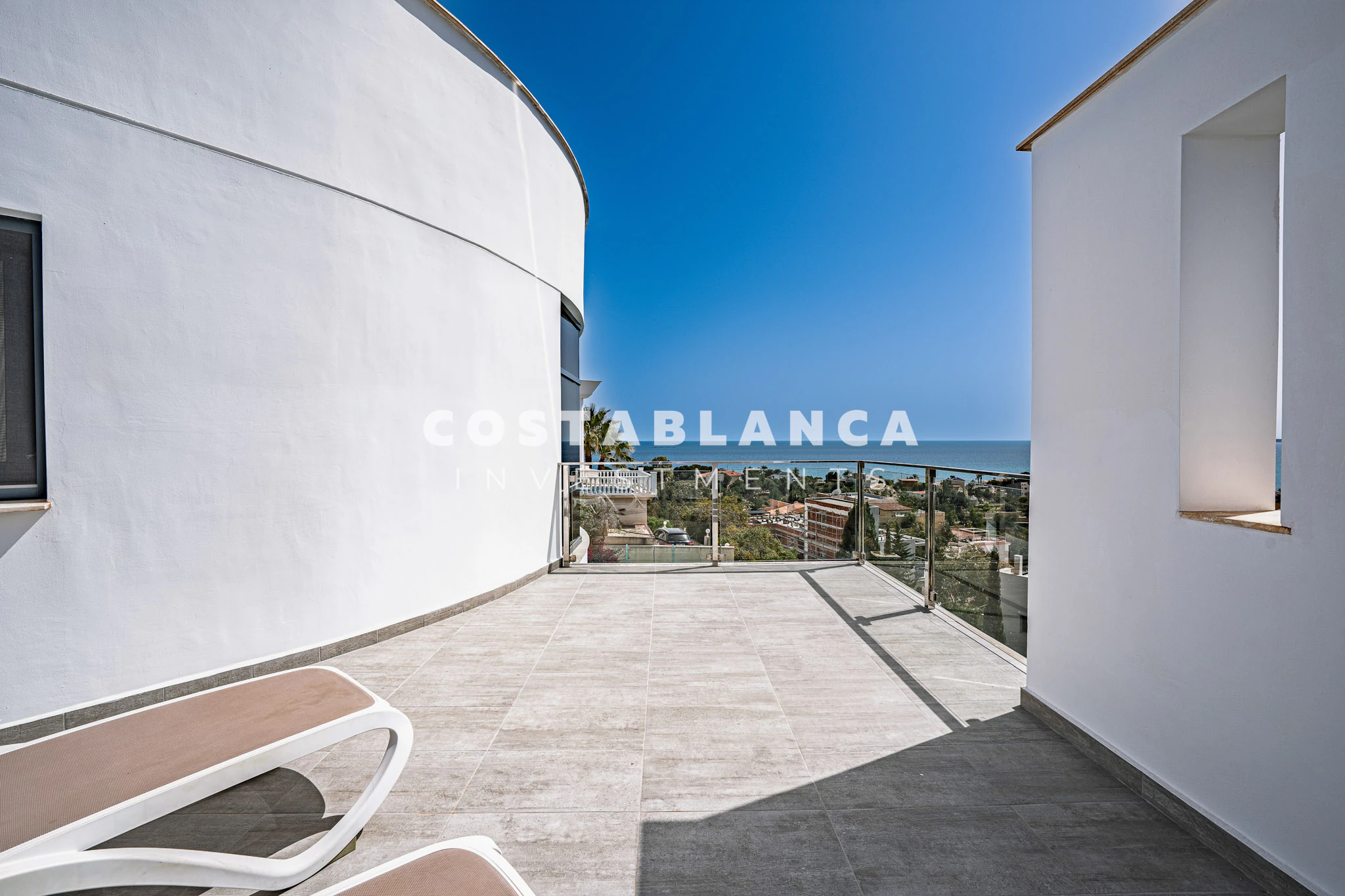 Modern Sea View Villa with Heated Pool and Panoramic Views for sale in Campello