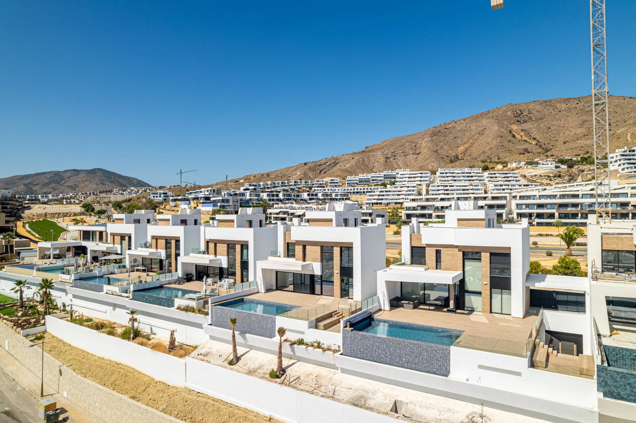 Neubau Moderne Villa zu verkaufen in Finestrat mit Meer- und Bergblick - Fertigstellungstermin: Dezember 2026