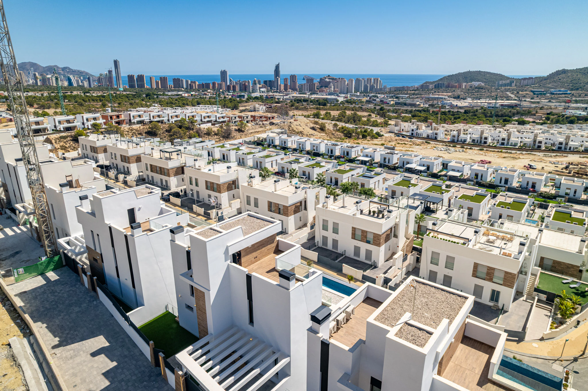 Neubau Moderne Villa zu verkaufen in Finestrat mit Meer- und Bergblick - Fertigstellungstermin: Dezember 2026