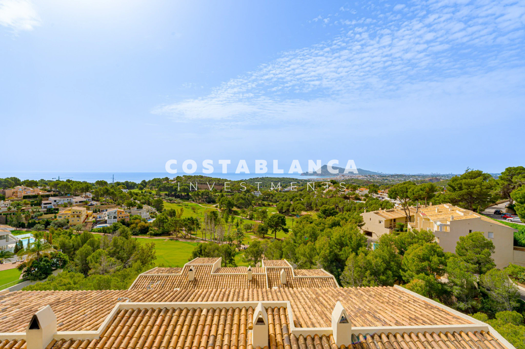 SA474 - Exclusive duplex apartment with panoramic golf and sea views in Altea La Vella