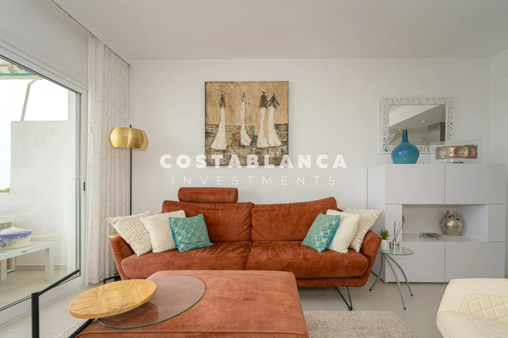 Exclusive duplex apartment with panoramic golf and sea views in Altea La Vella