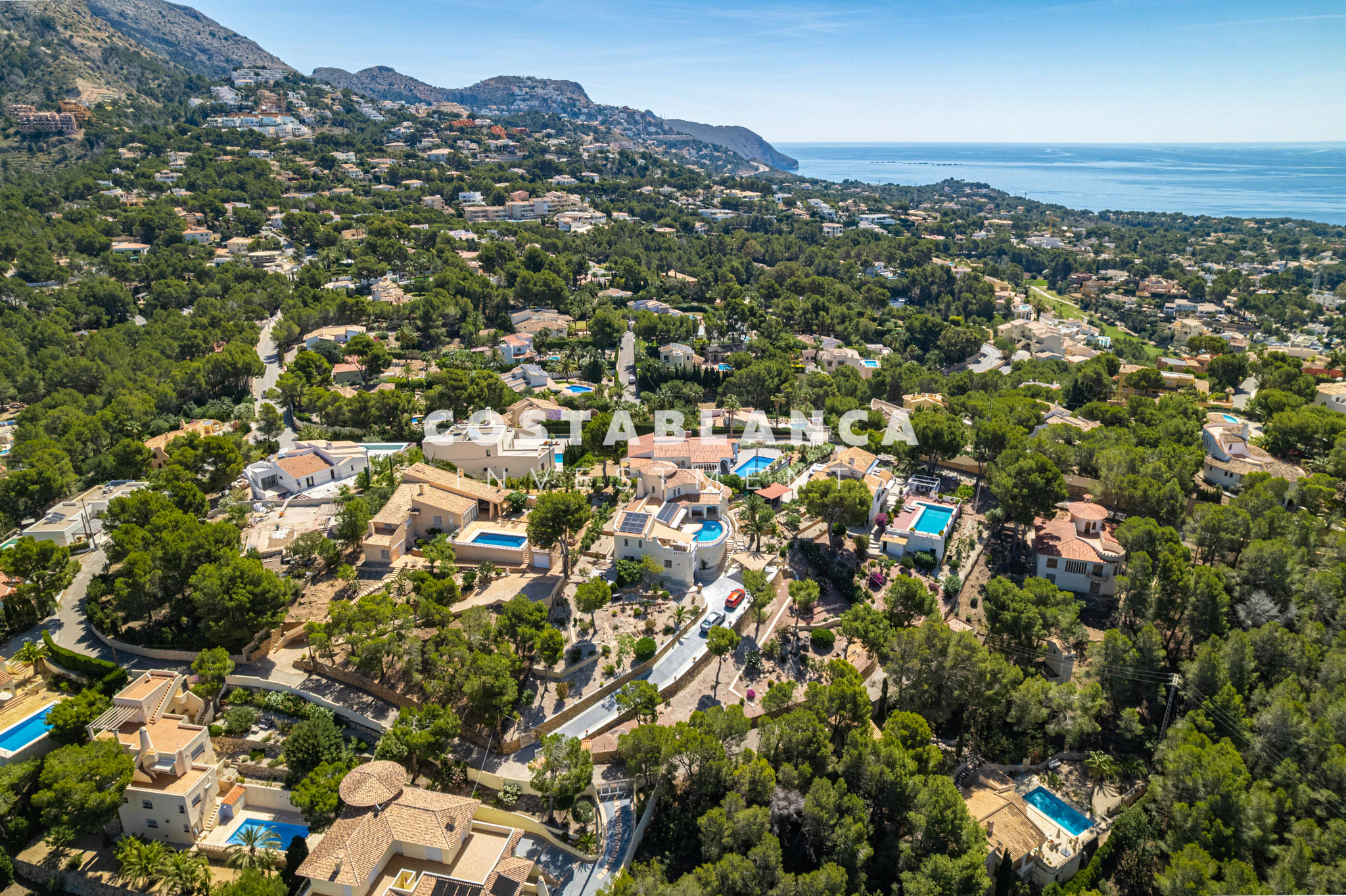 Beautiful Villa with Panoramic Sea Views for Sale in Altea