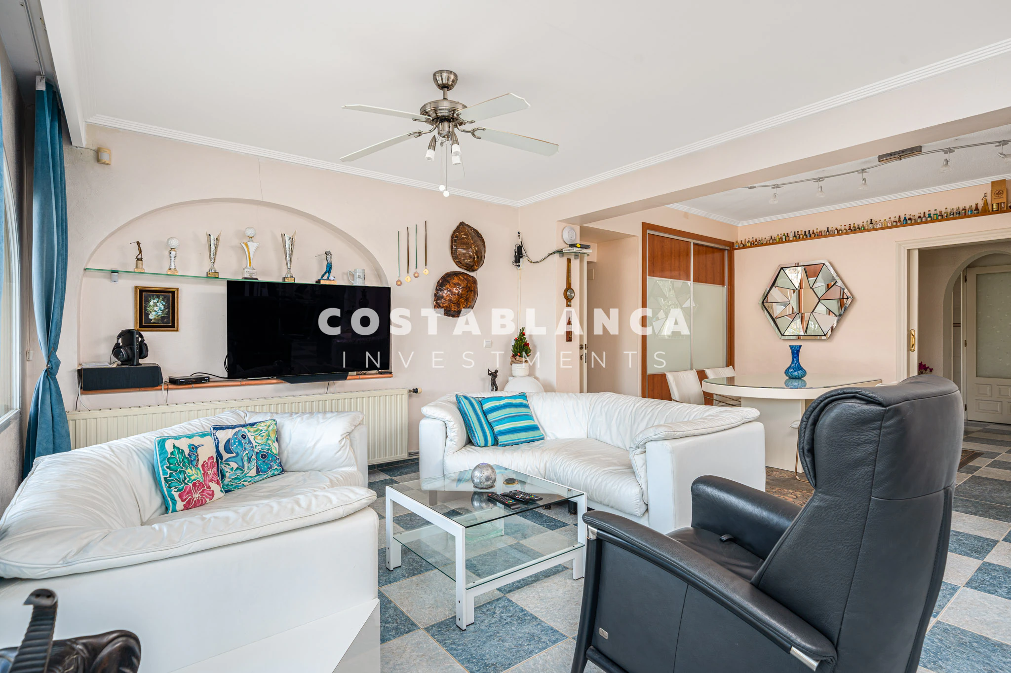 Single Floor Villa with Pool and Solar Panels in Quiet Area of L’Albir