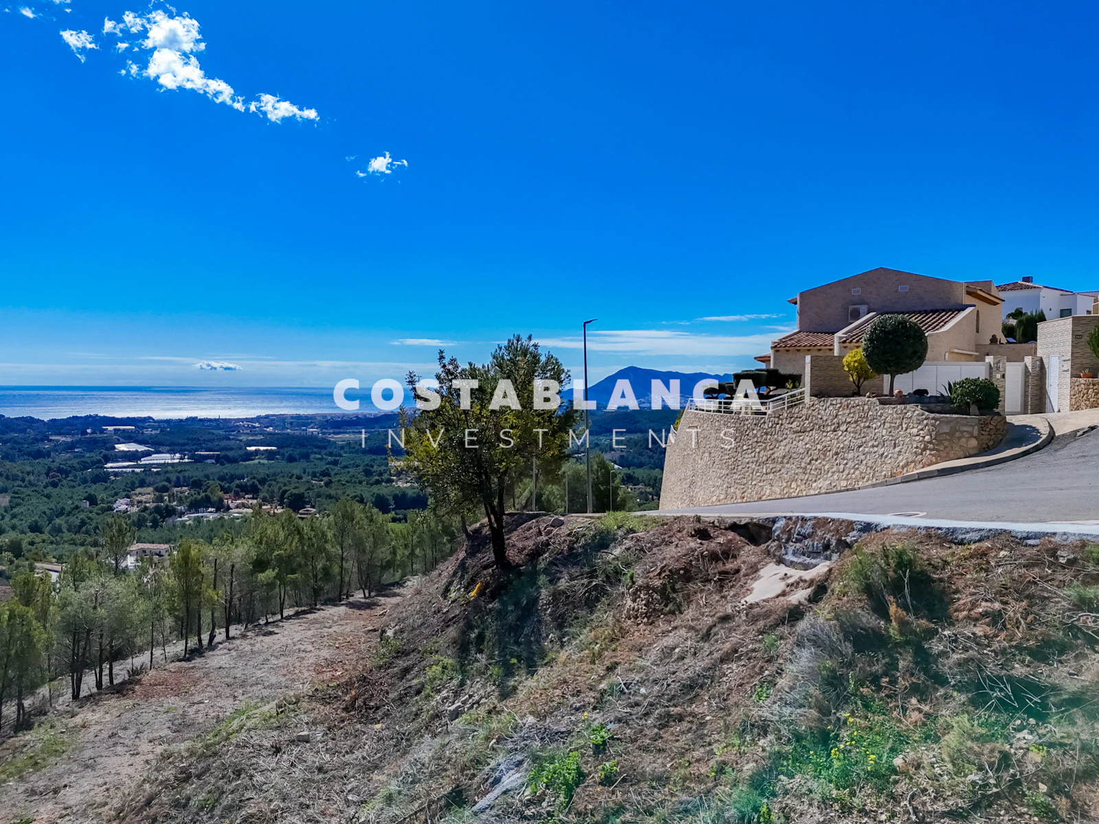 Large Building Plot with Sea & Mountain Views in Sierra de Altea