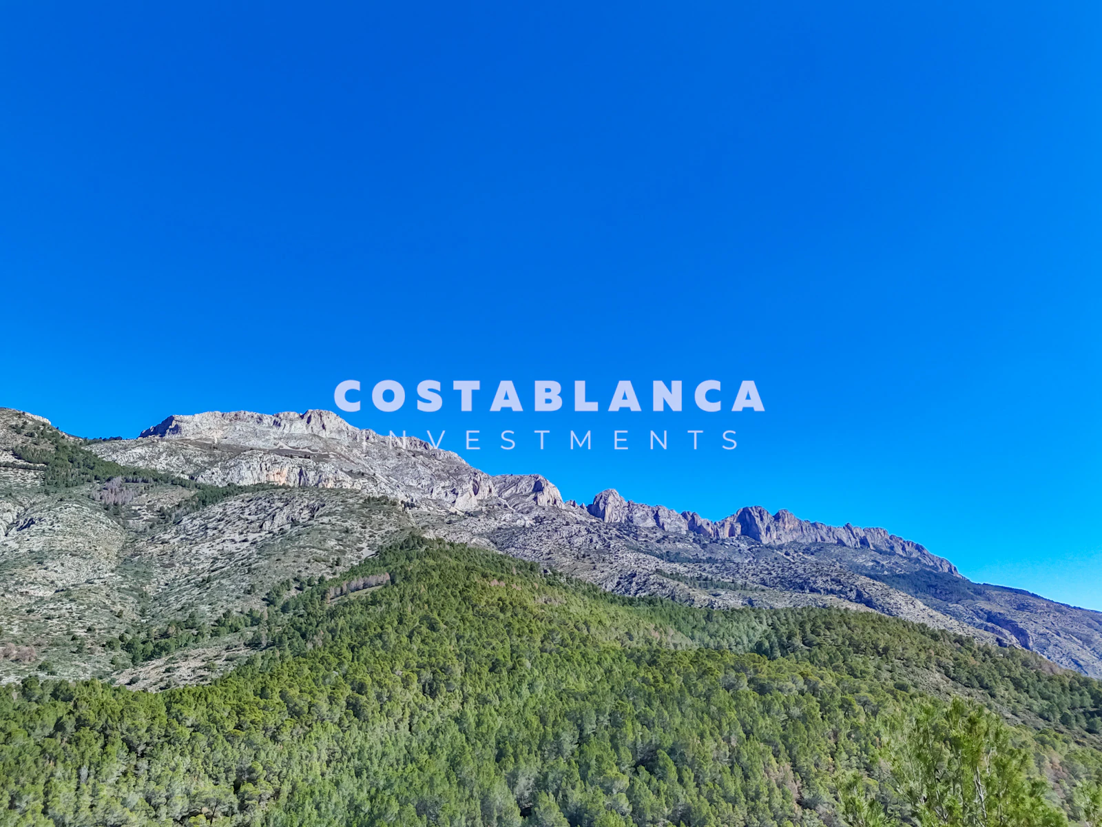 Large Building Plot with Sea & Mountain Views in Sierra de Altea