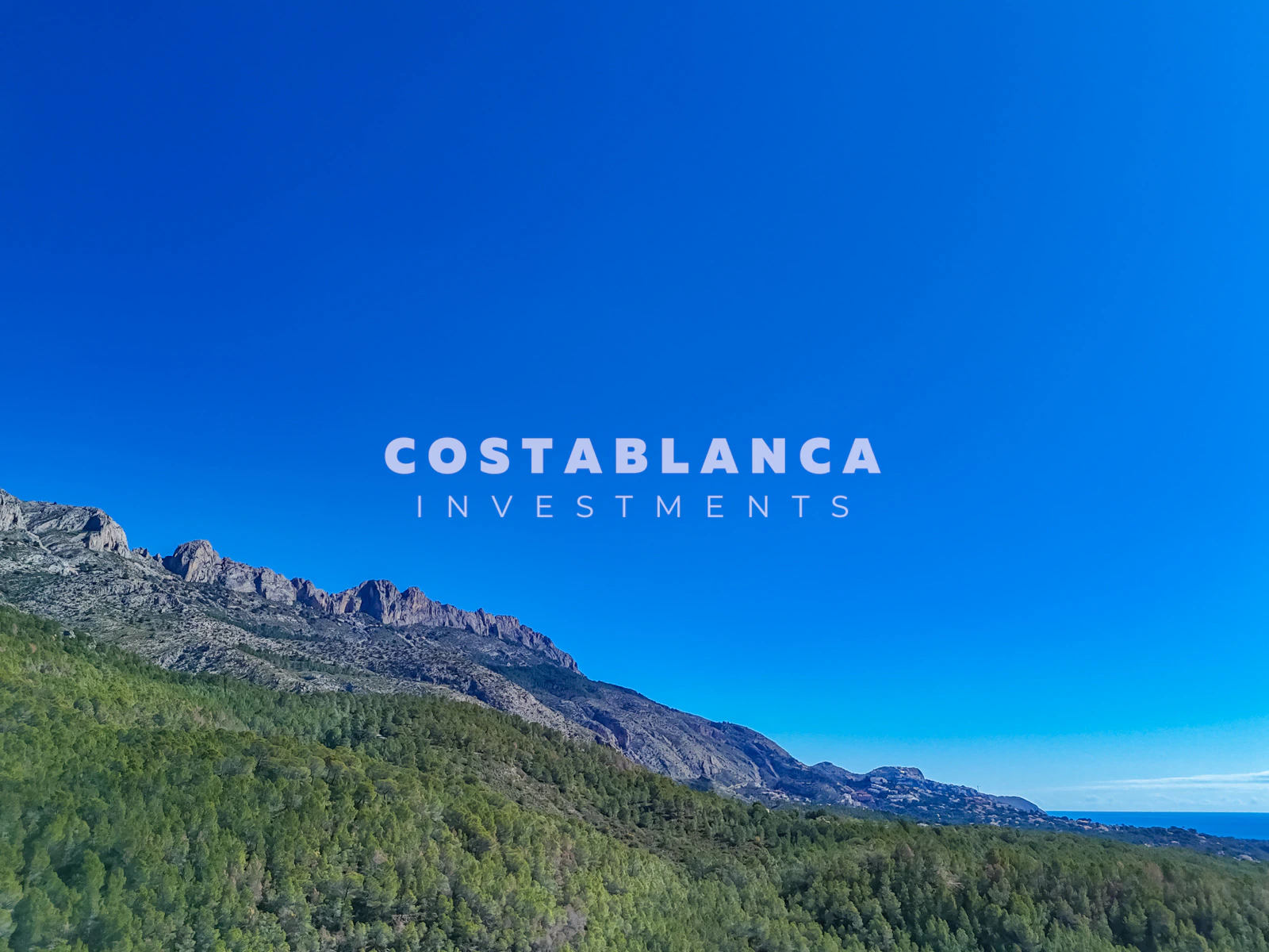 Building Plot with Sea and Mountain Views in Sierra de Altea