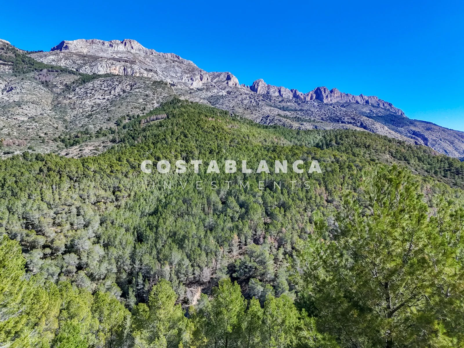 Large Building Plot with Sea & Mountain Views in Sierra de Altea