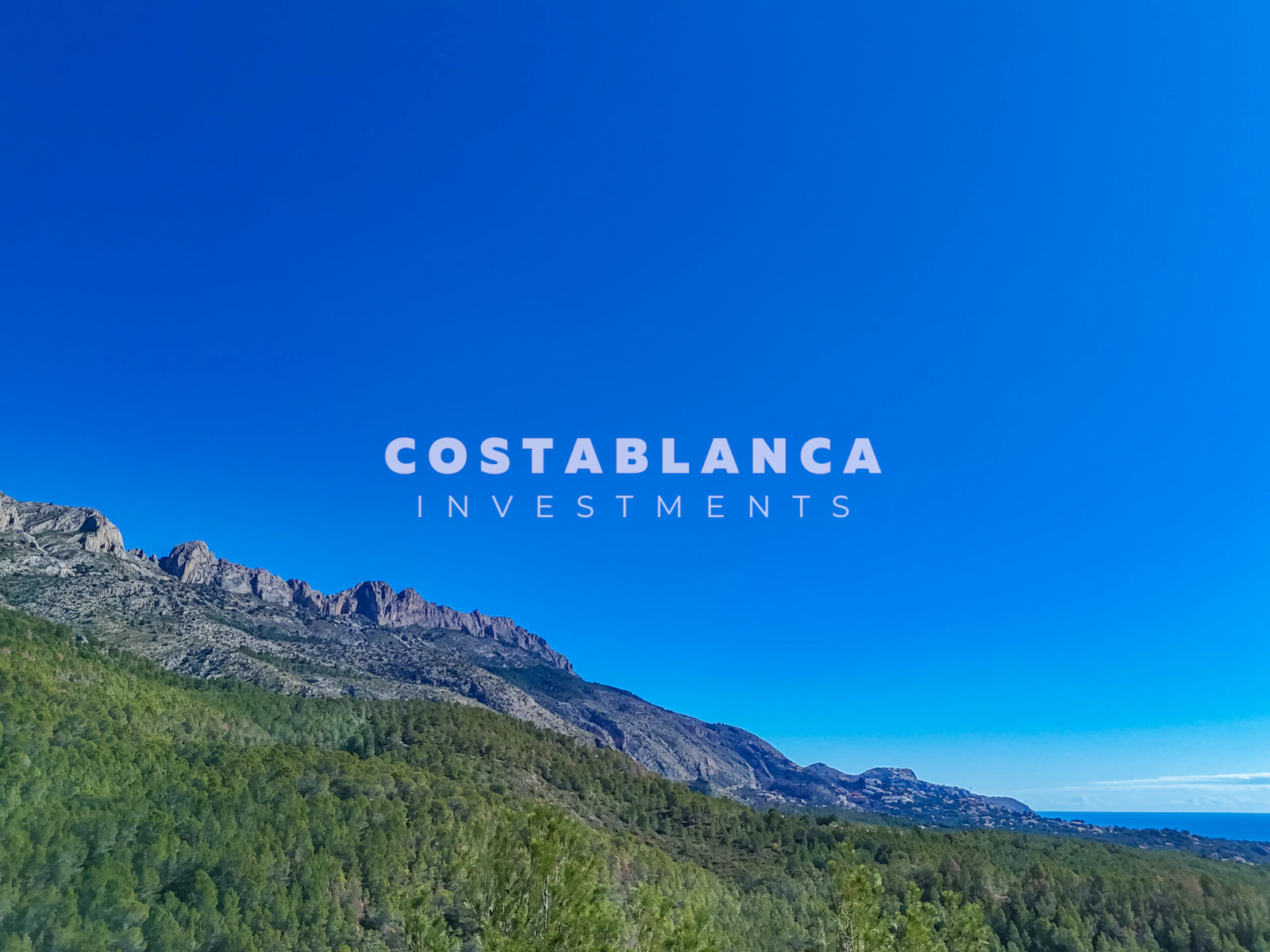 Large Building Plot with Sea & Mountain Views in Sierra de Altea