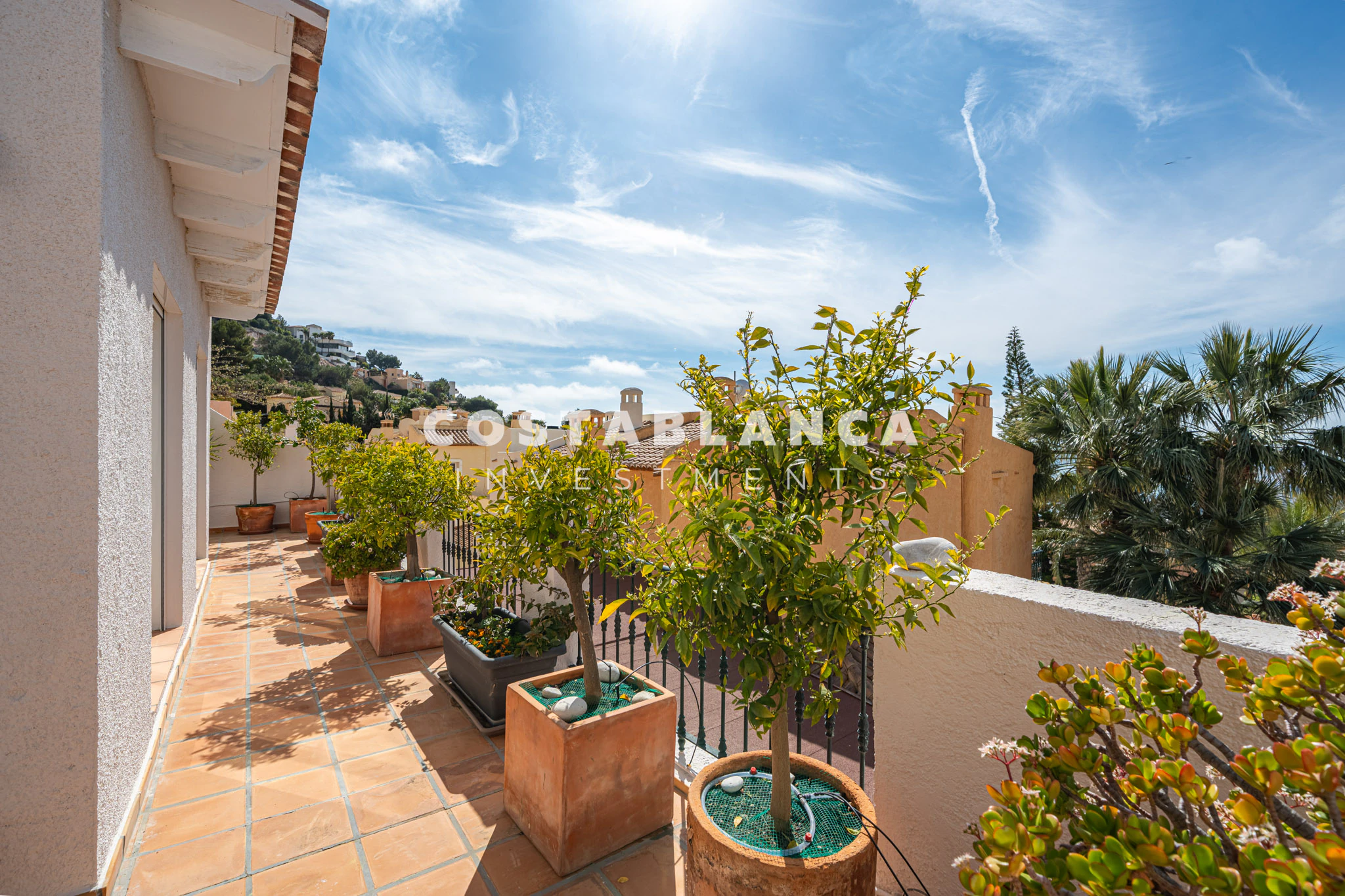 Elegant Semi-Detached house with Panoramic Sea Views and Dual Terraces for sale in Altea Hills