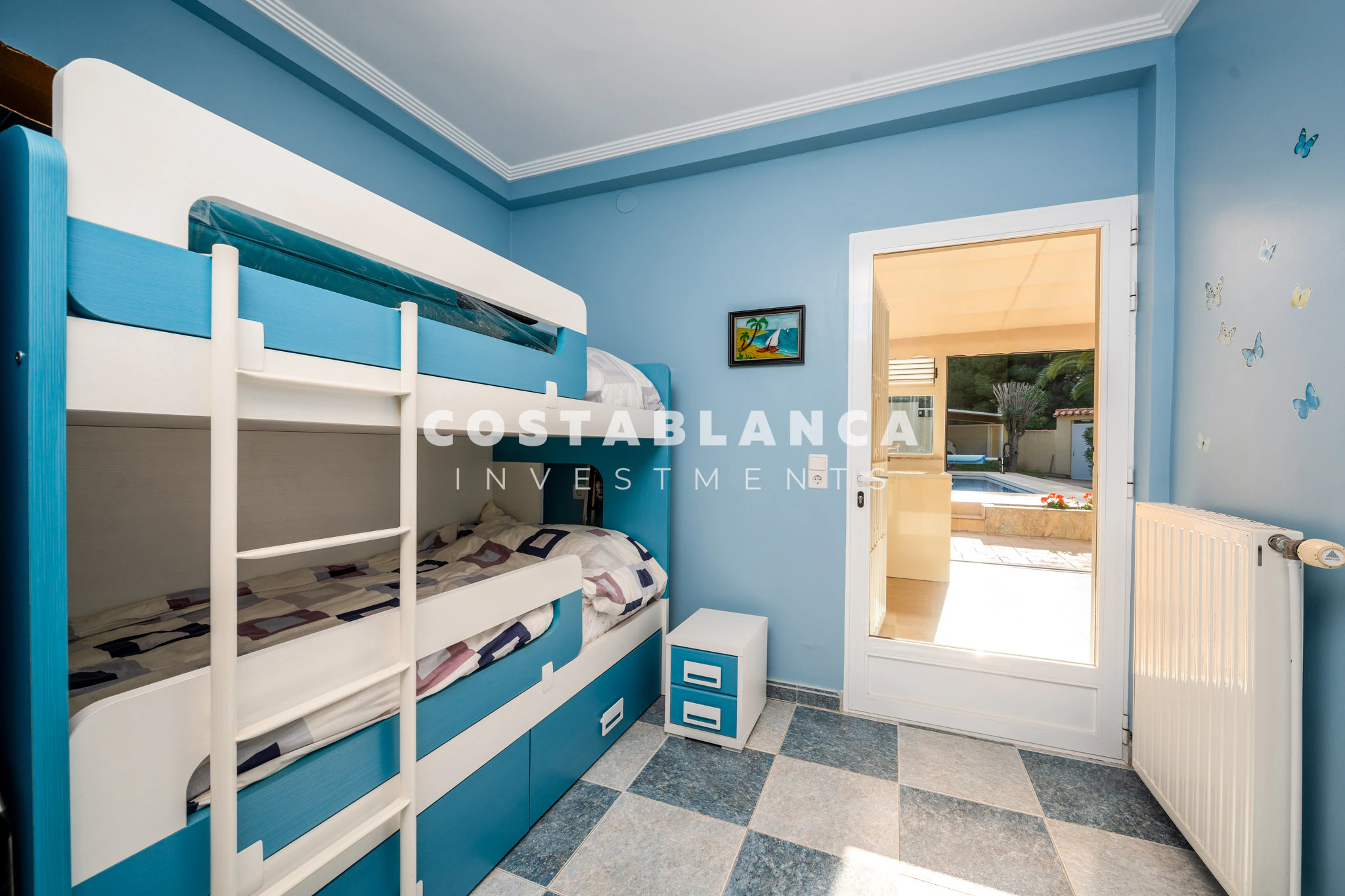 Single Floor Villa with Pool and Solar Panels in Quiet Area of L’Albir