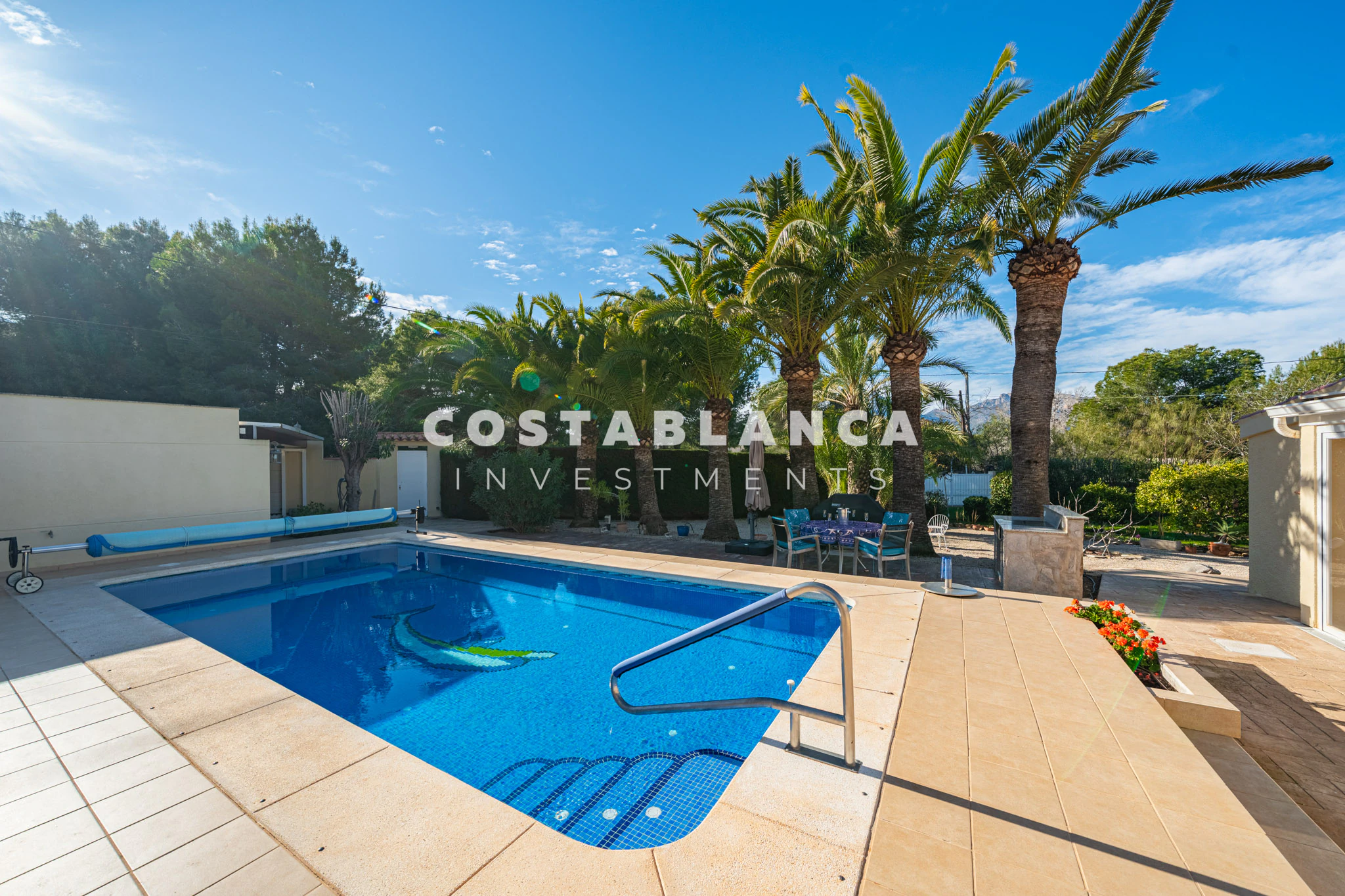 Single Floor Villa with Pool and Solar Panels in Quiet Area of L’Albir
