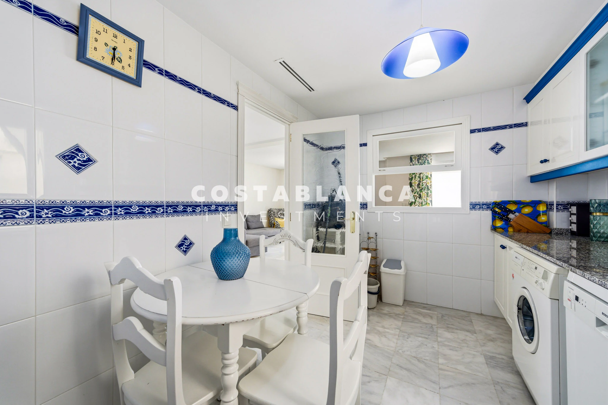 Frontline long term Rental Apartment with Private Rooftop and Open Sea Views in Altea