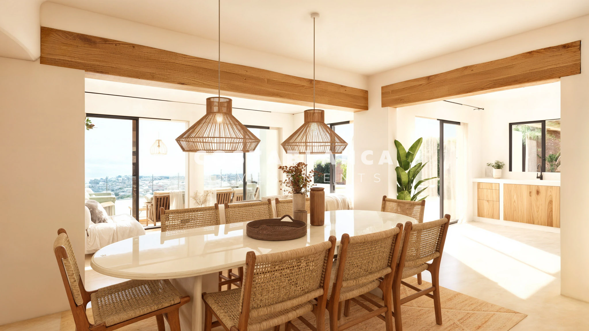 Ibiza-Style Villa with Spectacular Sea Views in Moraira