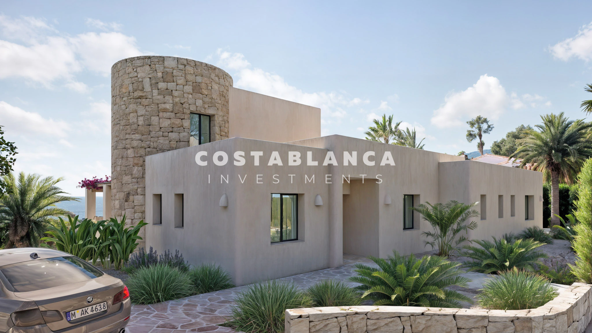 Ibiza-Style Villa with Spectacular Sea Views in Moraira