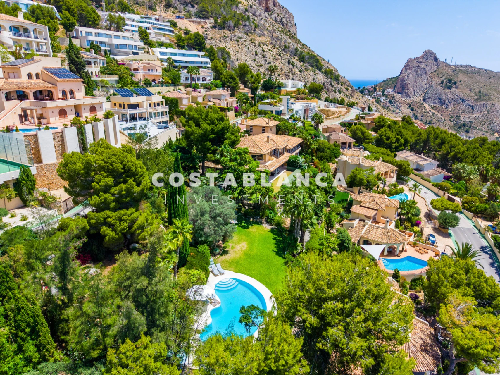Einzigartige Villa mit außergewöhnlichem Meerblick zu verkaufen in Altea Hills