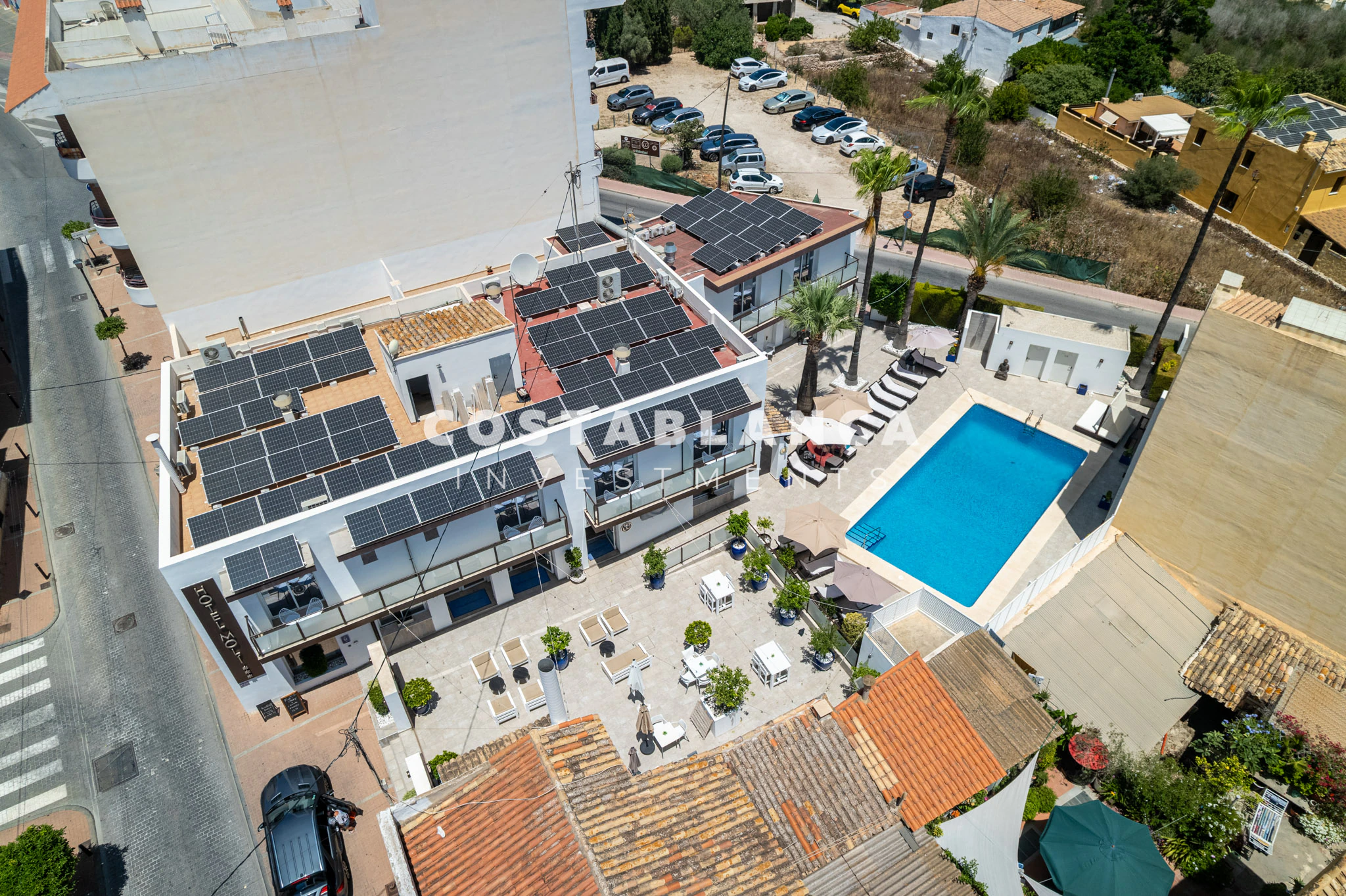 Hôtel-boutique avec vue sur la mer et permis de construire au cœur d'Alfàs del Pi