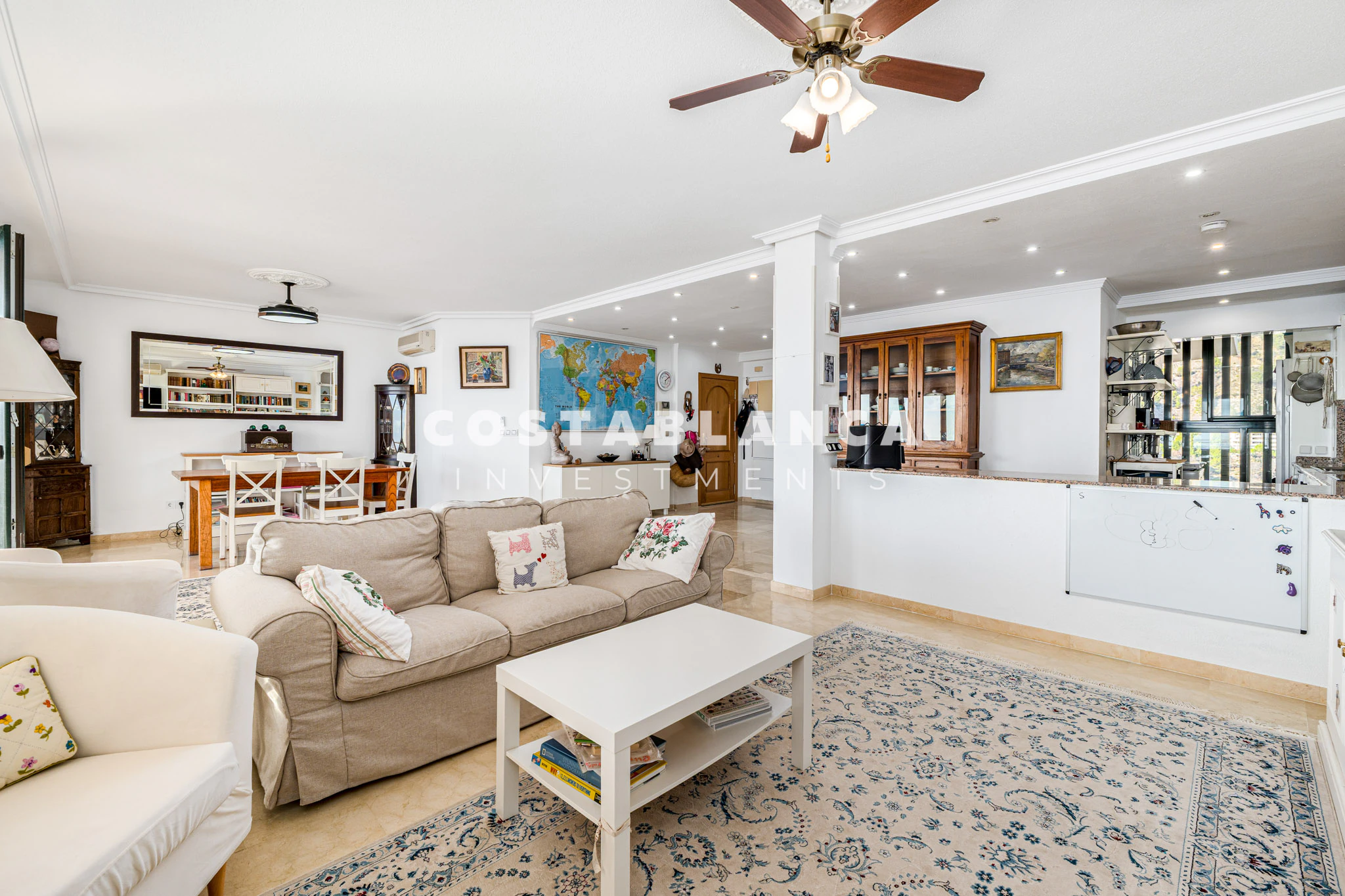 Spacious Penthouse with Stunning Sea and Mountain Views for sale in Sierra de Altea