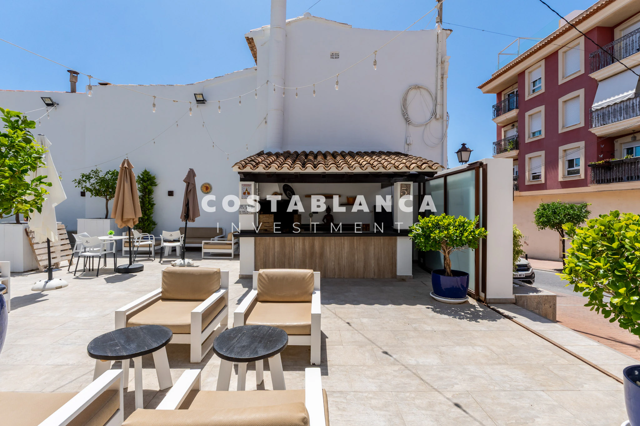 Hôtel-boutique avec vue sur la mer et permis de construire au cœur d'Alfàs del Pi