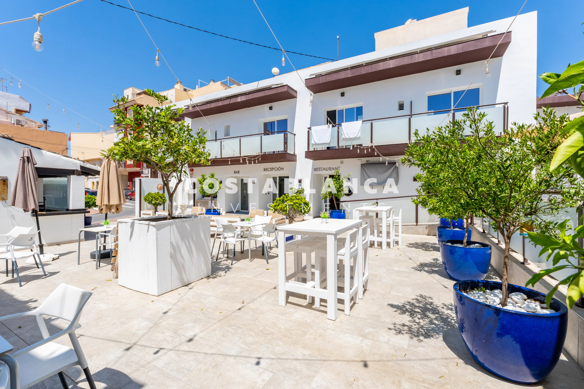 Hôtel-boutique avec vue sur la mer et permis de construire au cœur d'Alfàs del Pi
