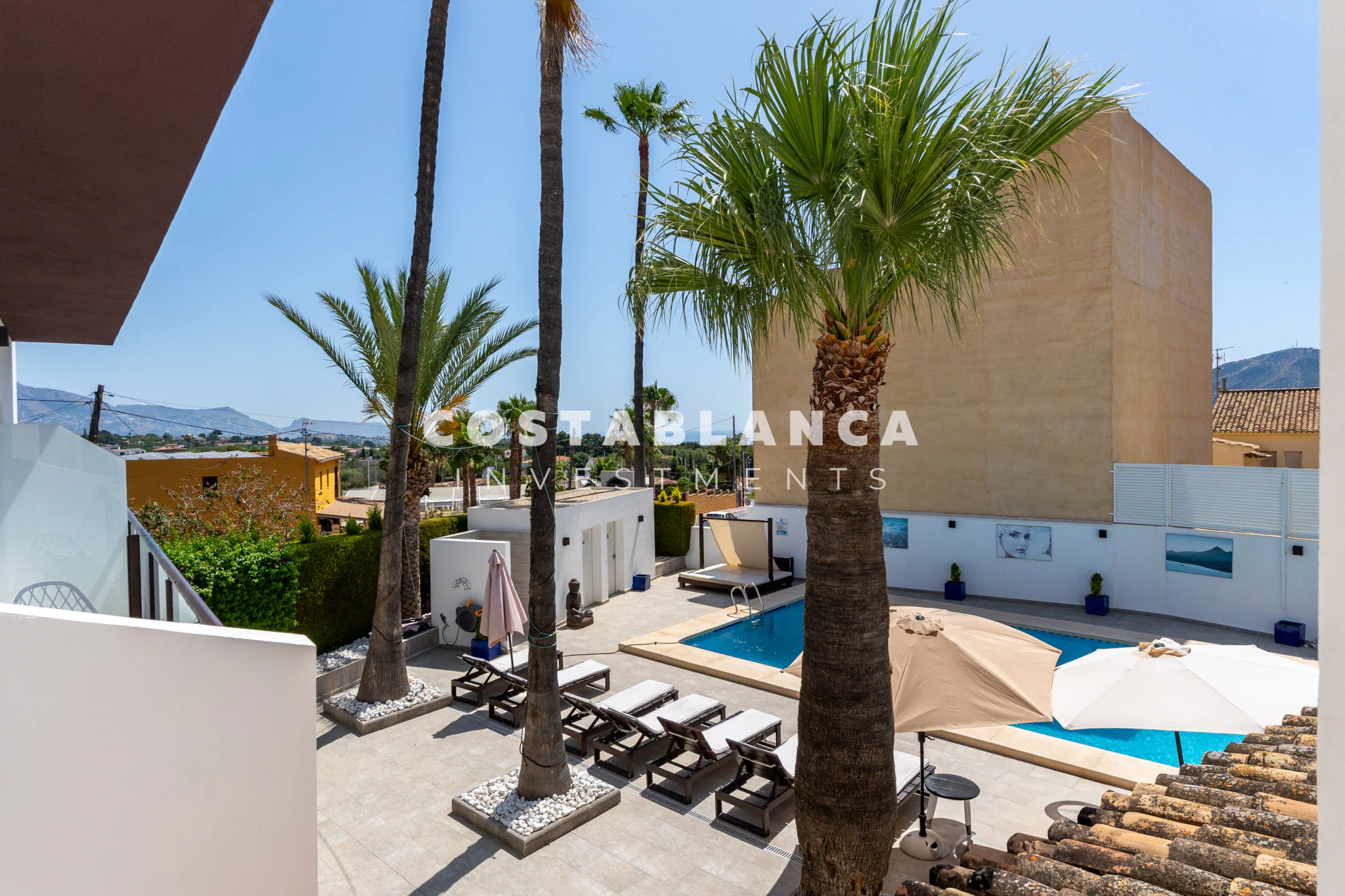 Hôtel-boutique avec vue sur la mer et permis de construire au cœur d'Alfàs del Pi