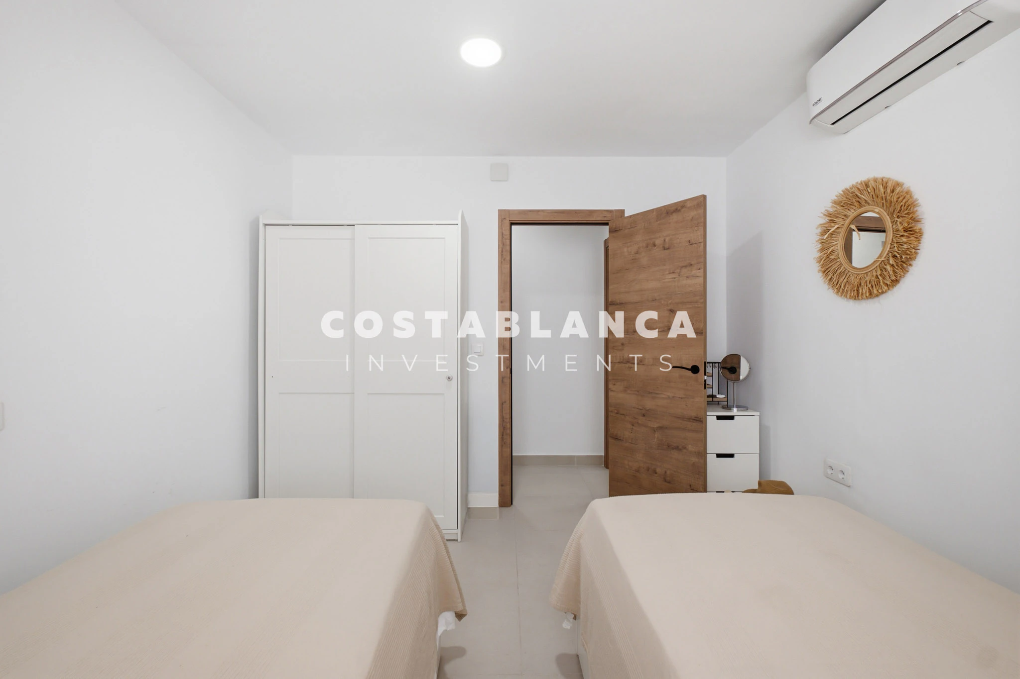 Amplio apartamento de 2 habitaciones en alquiler en Altea.