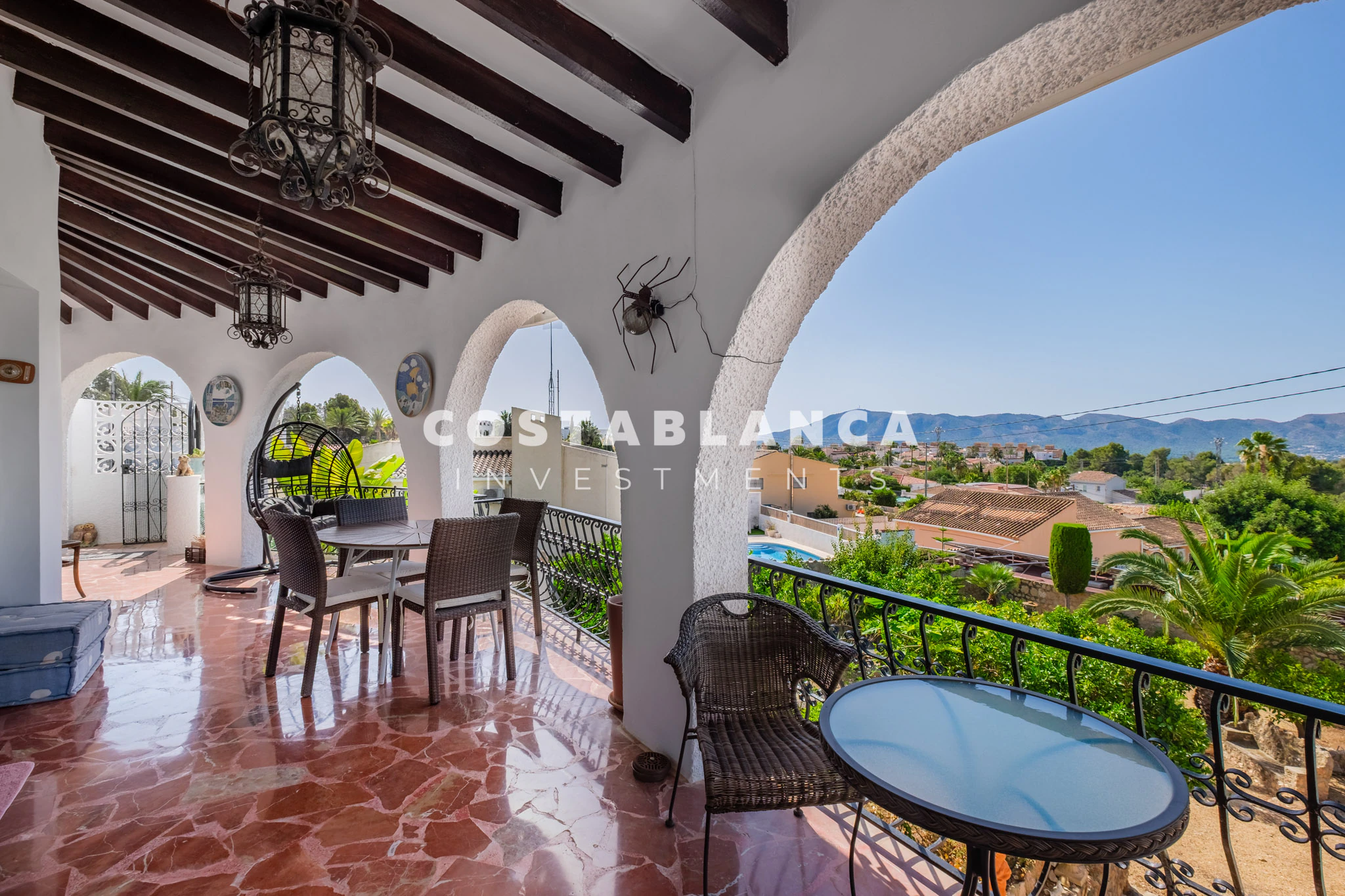 Beautiful Sea View Villa with Saltwater Pool for Sale in Alfaz Del Pi