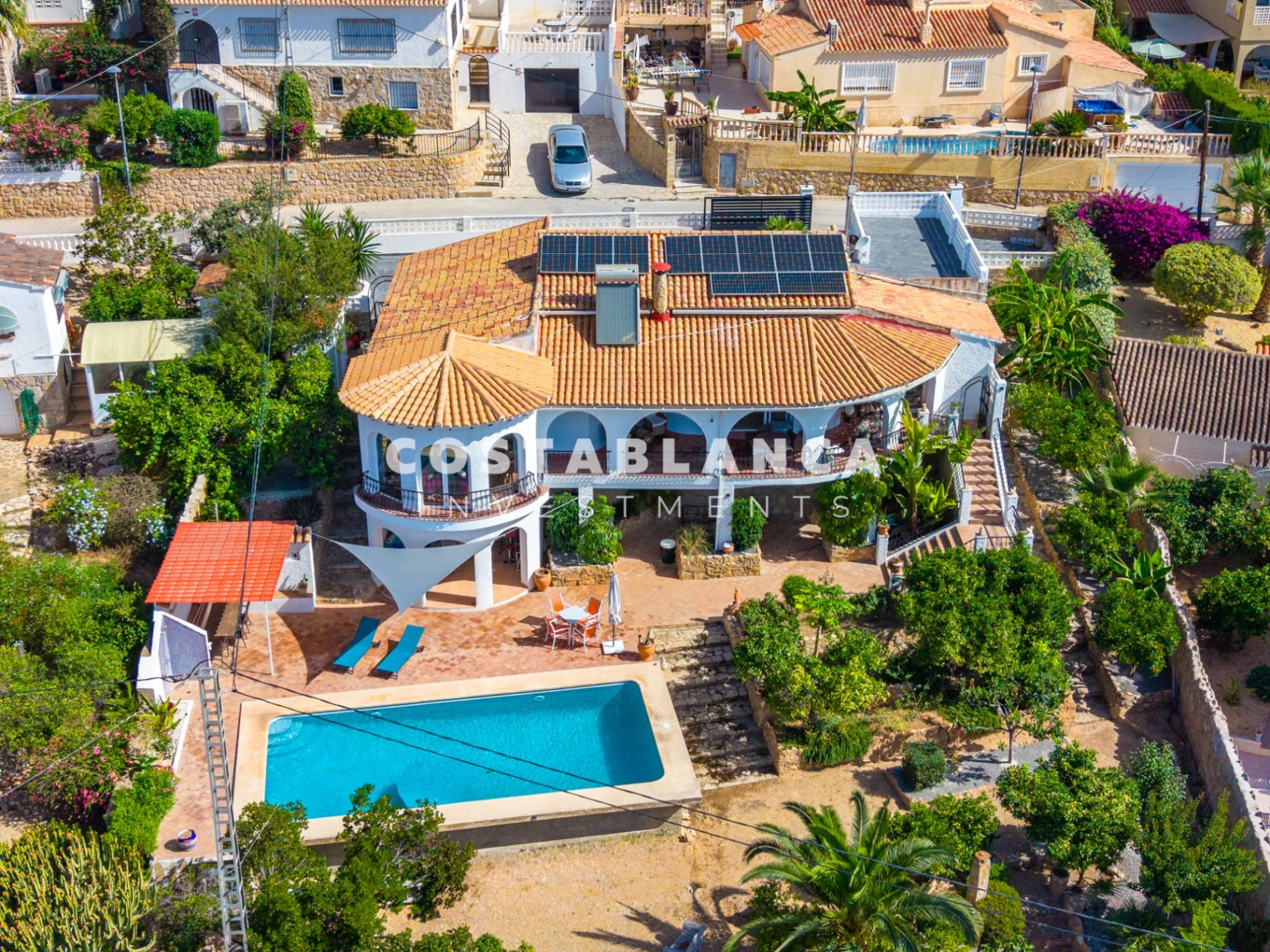 Beautiful Sea View Villa with Saltwater Pool for Sale in Alfaz Del Pi
