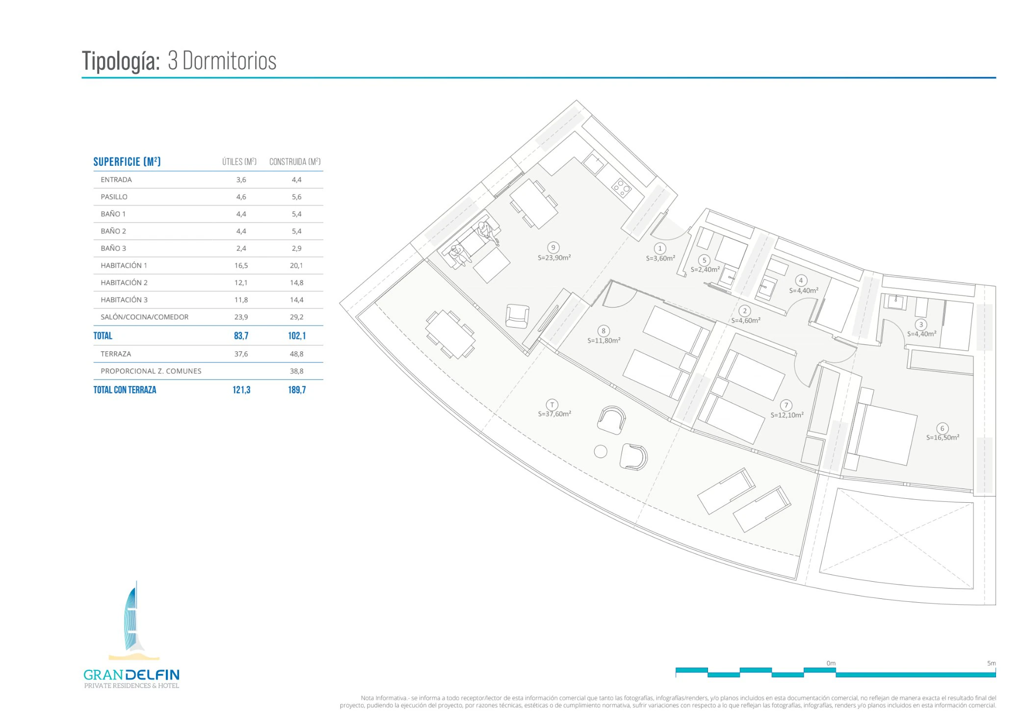 Apartamento en venta en Benidorm