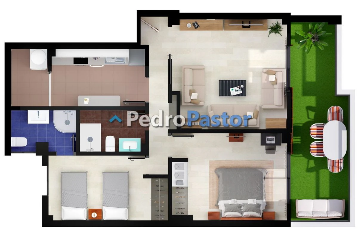 LAP218 - Alquiler apartamento Urbanización Playa Grande