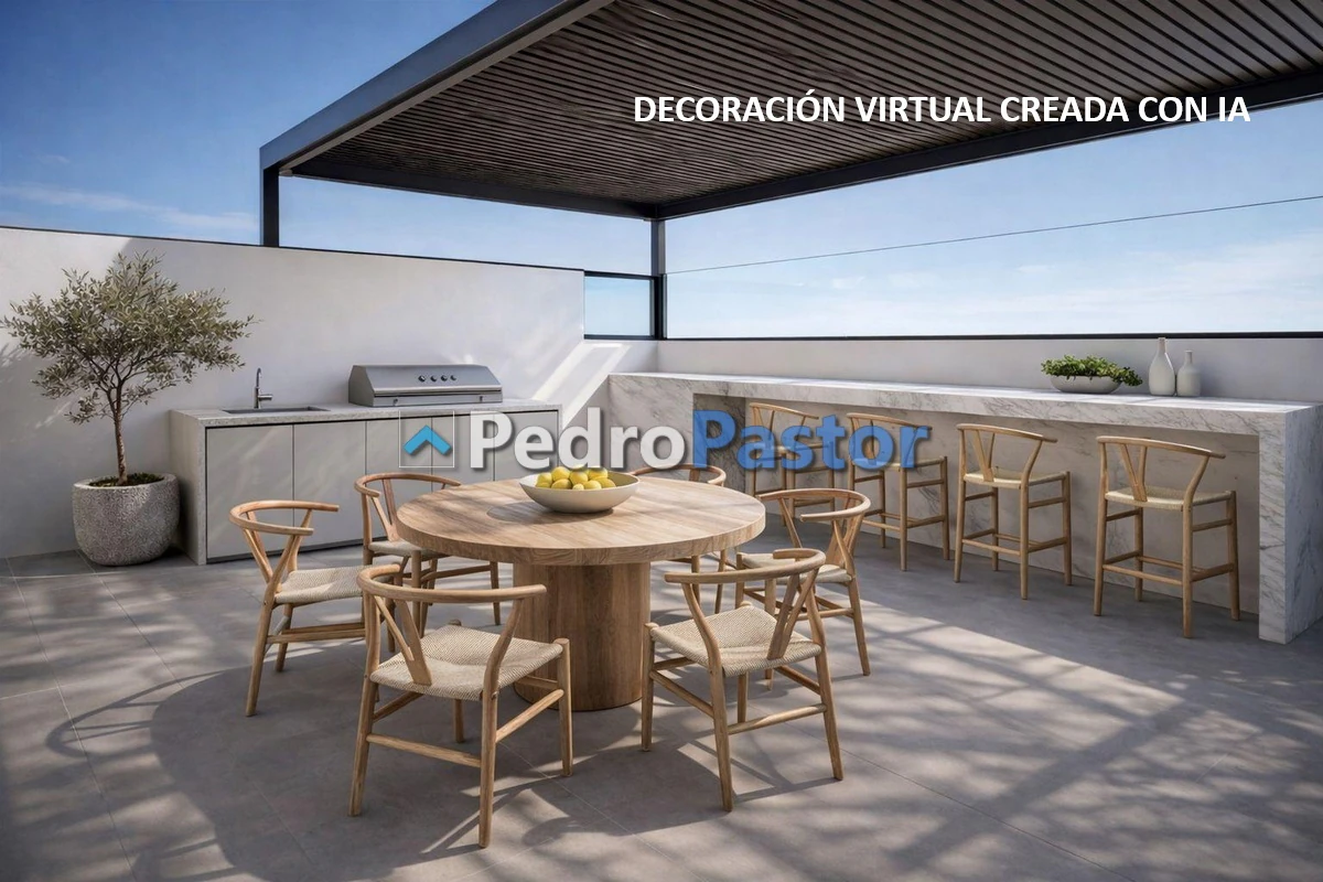 AT056 - Ático de 1 dormitorio en 2ª línea de playa, cerca del Club Náutico de Dénia