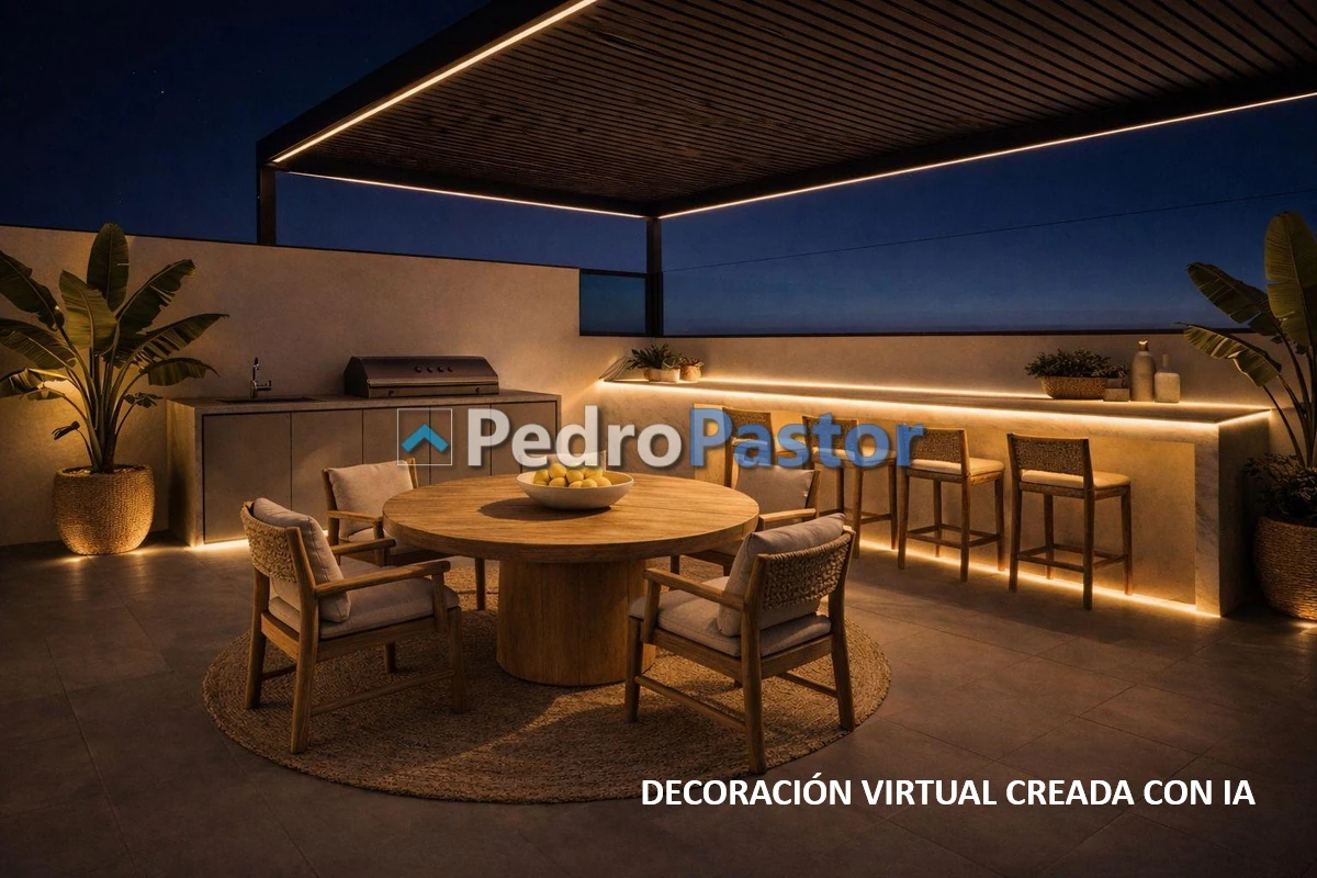 AT056 - Ático de 1 dormitorio en 2ª línea de playa, cerca del Club Náutico de Dénia