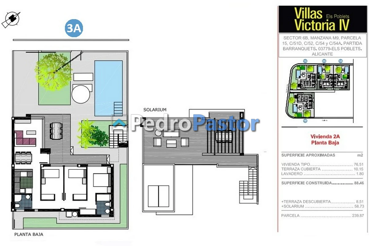 CH21A - Chalet individual de 3 dormitorios en Els Poblets