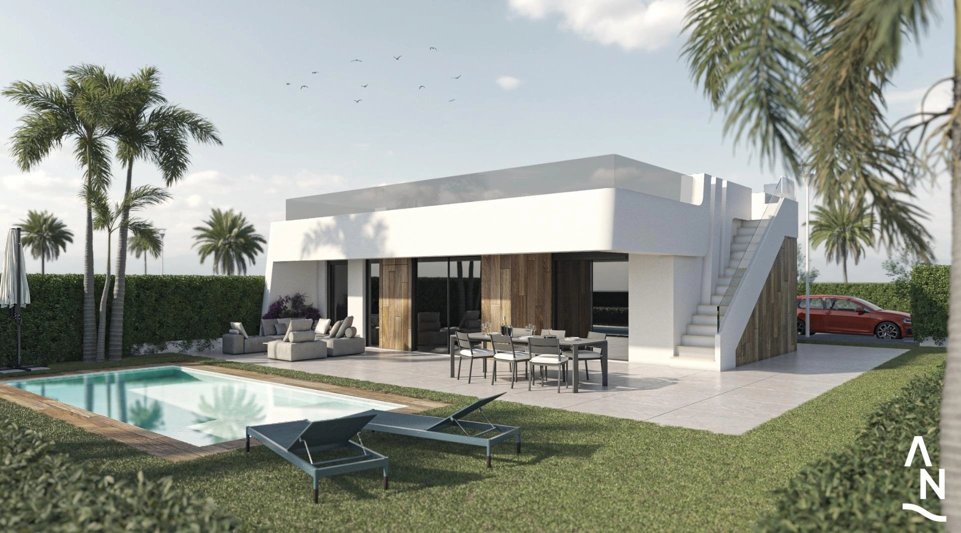 Villa till försäljning i Alhama De Murcia