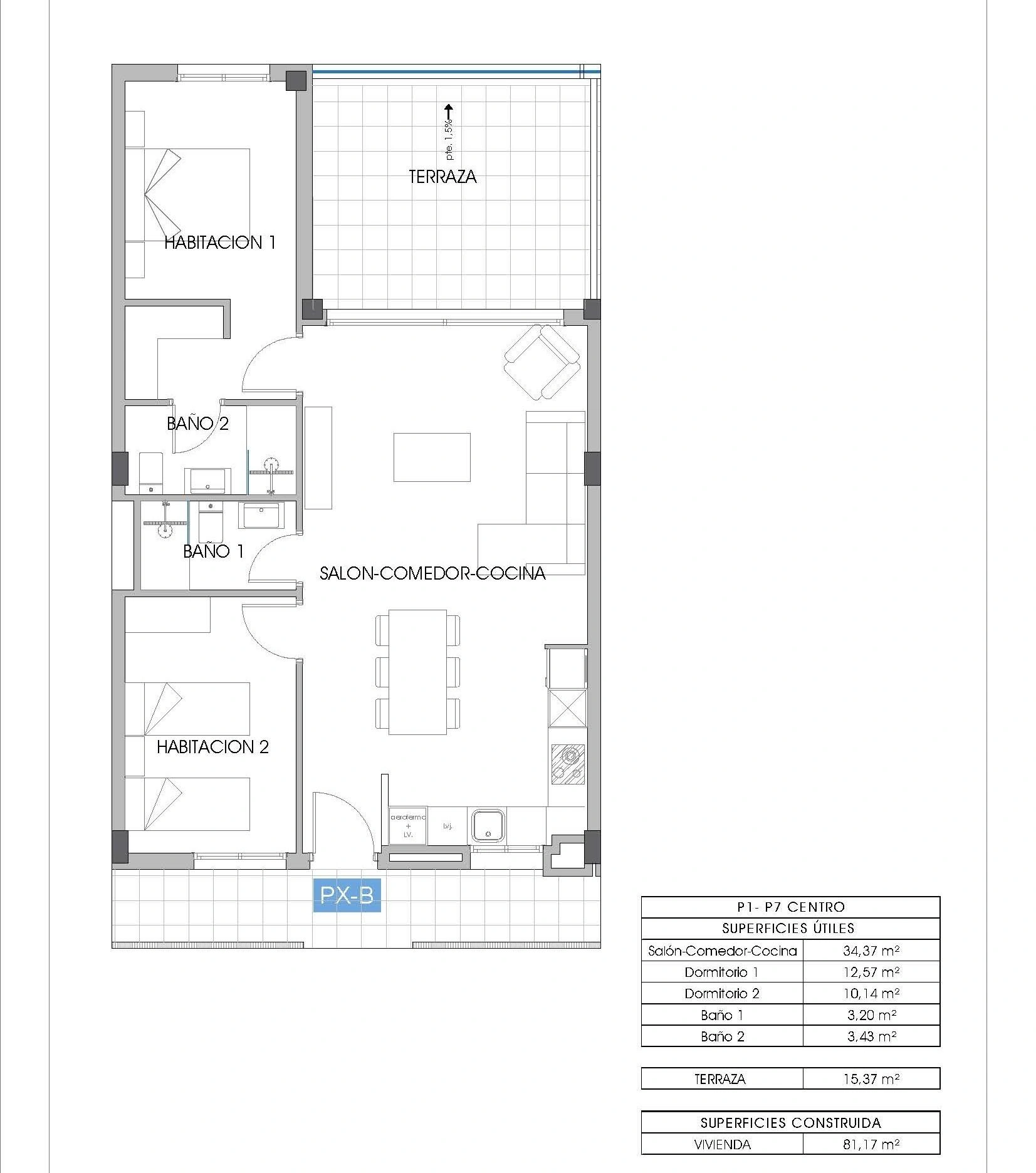 Apartment for sale in Villajoyosa