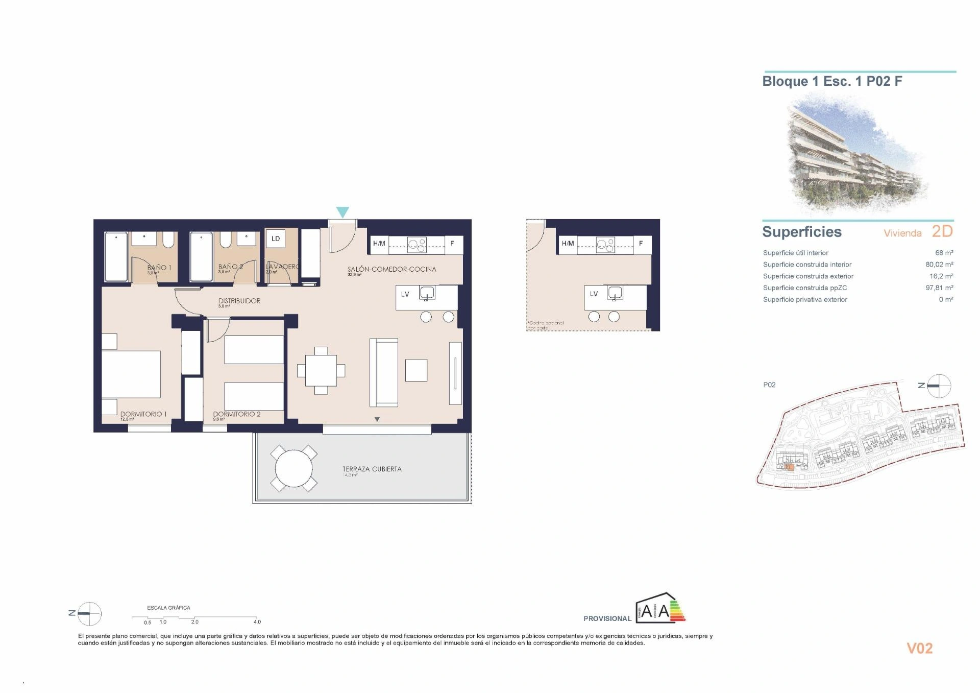 Apartamento en venta en Denia