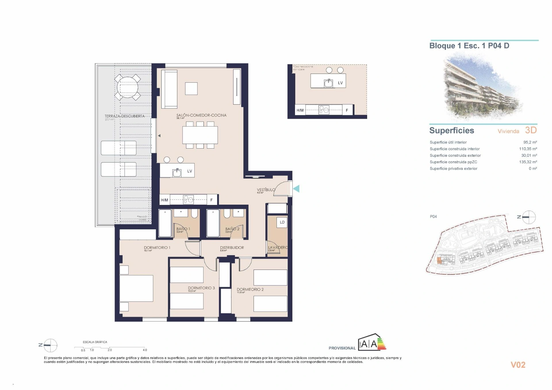 Apartment for sale in Denia