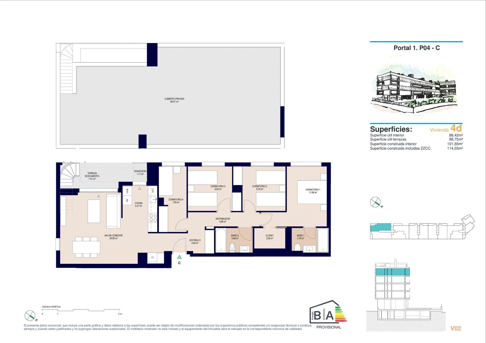 Apartamento en venta en Alicante
