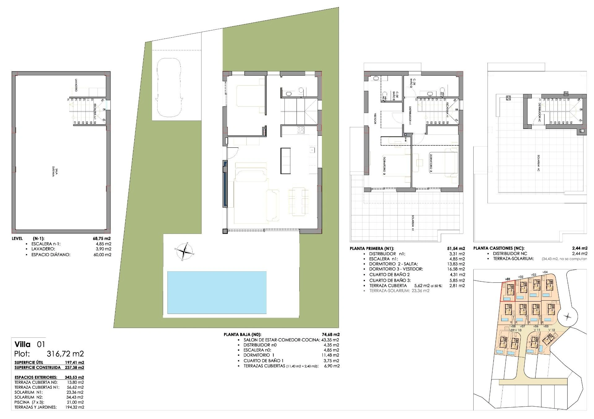 Villa for sale in San Miguel De Salinas