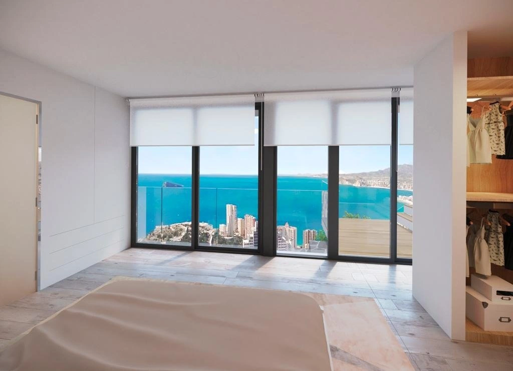 Villa to reform with luxury Villa project with sea view in Benidorm